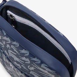 LCST Erkek  Desenli Lacivert Postacı Çantası Lacivert