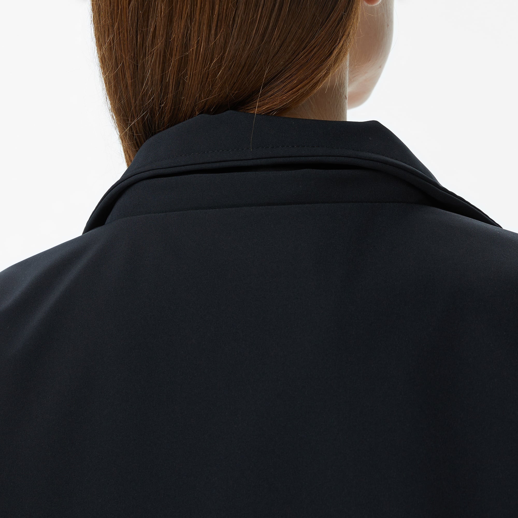 Kadın Regular Fit Kapüşonlu Baskılı Siyah Yağmurluk