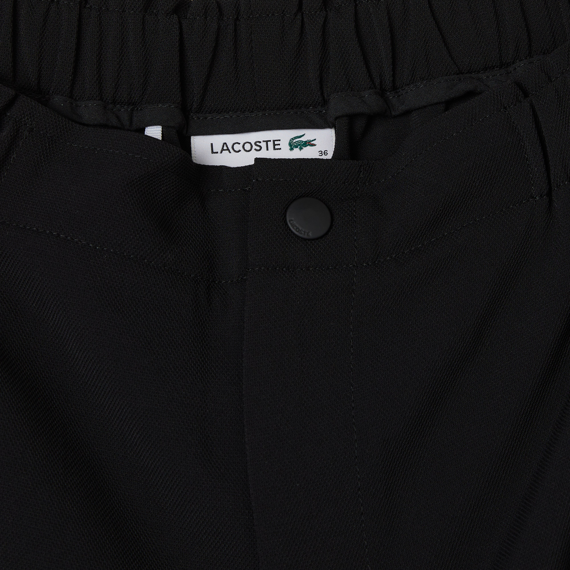 Lacoste Kadın Relaxed Fit Siyah Pantolon görsel 5