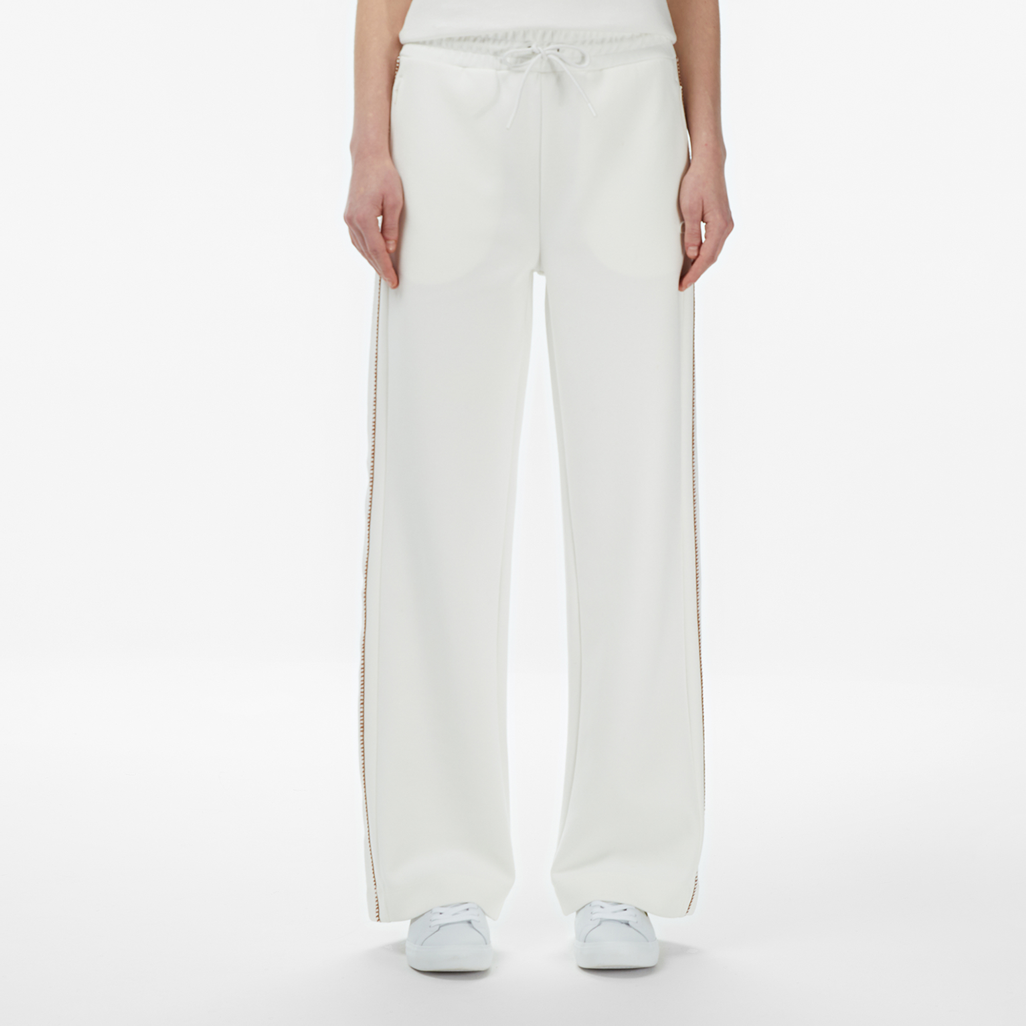 Lacoste Kadın Regular Fit Krem Eşofman Altı görsel 6