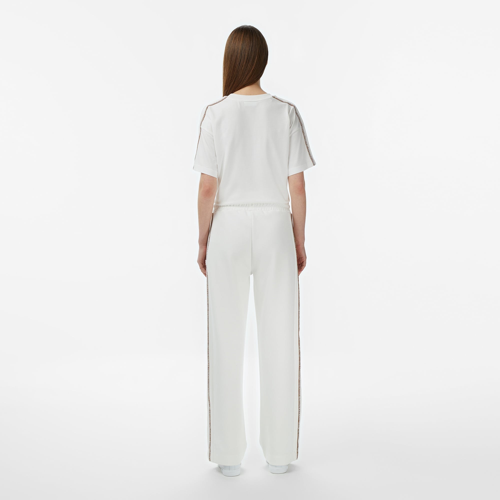 Kadın Regular Fit Krem Eşofman Altı