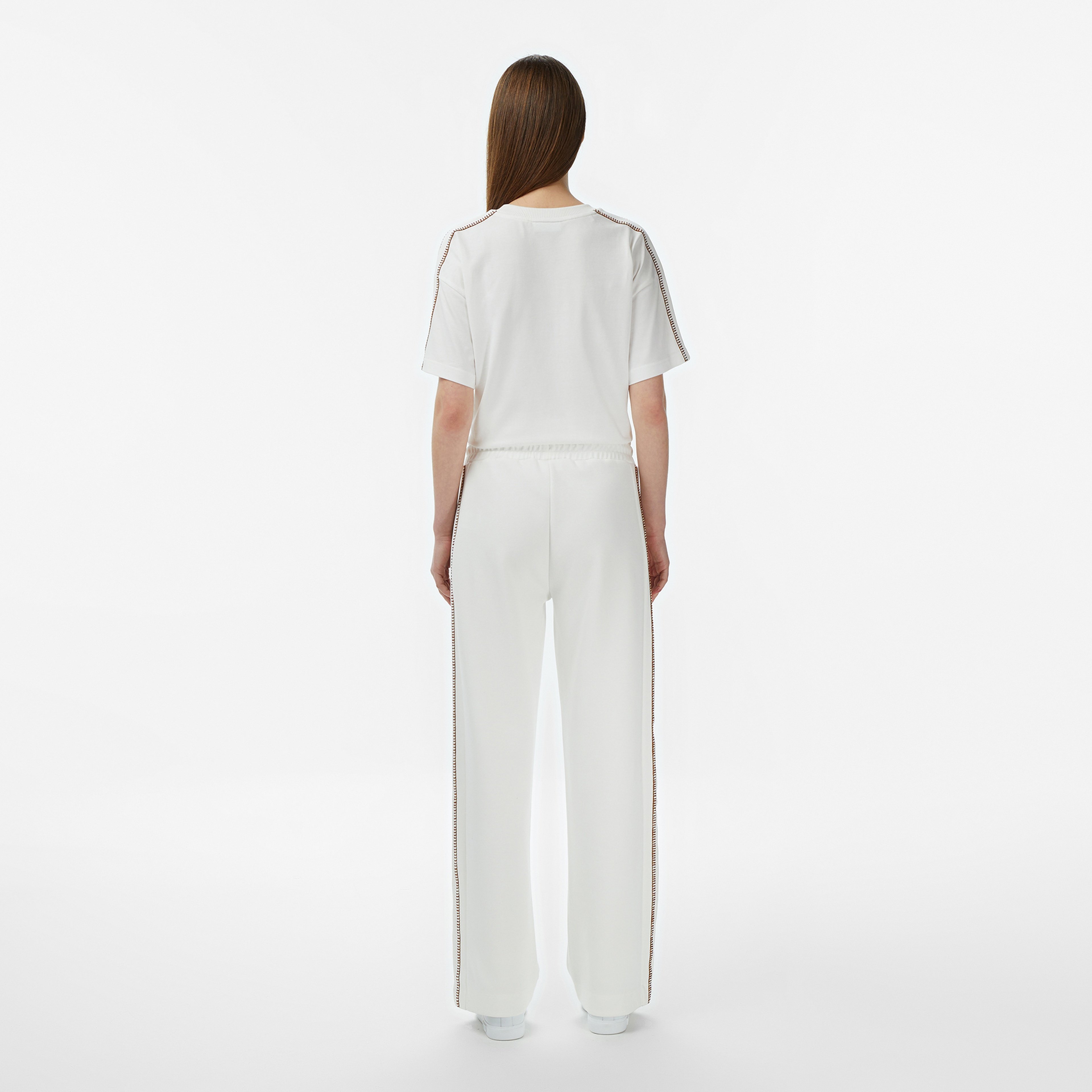 Kadın Regular Fit Krem Eşofman Altı