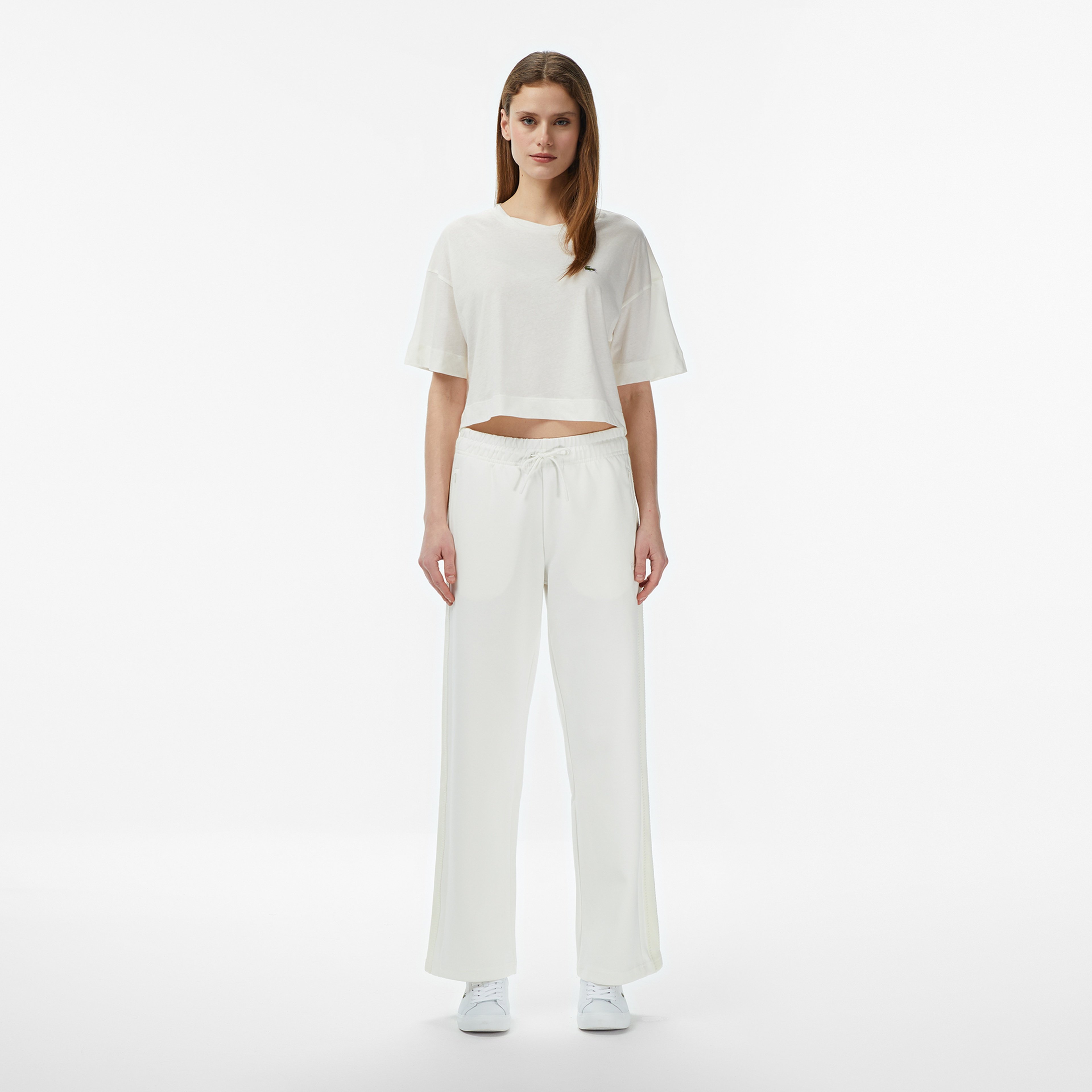 Kadın Regular Fit Krem Eşofman Altı