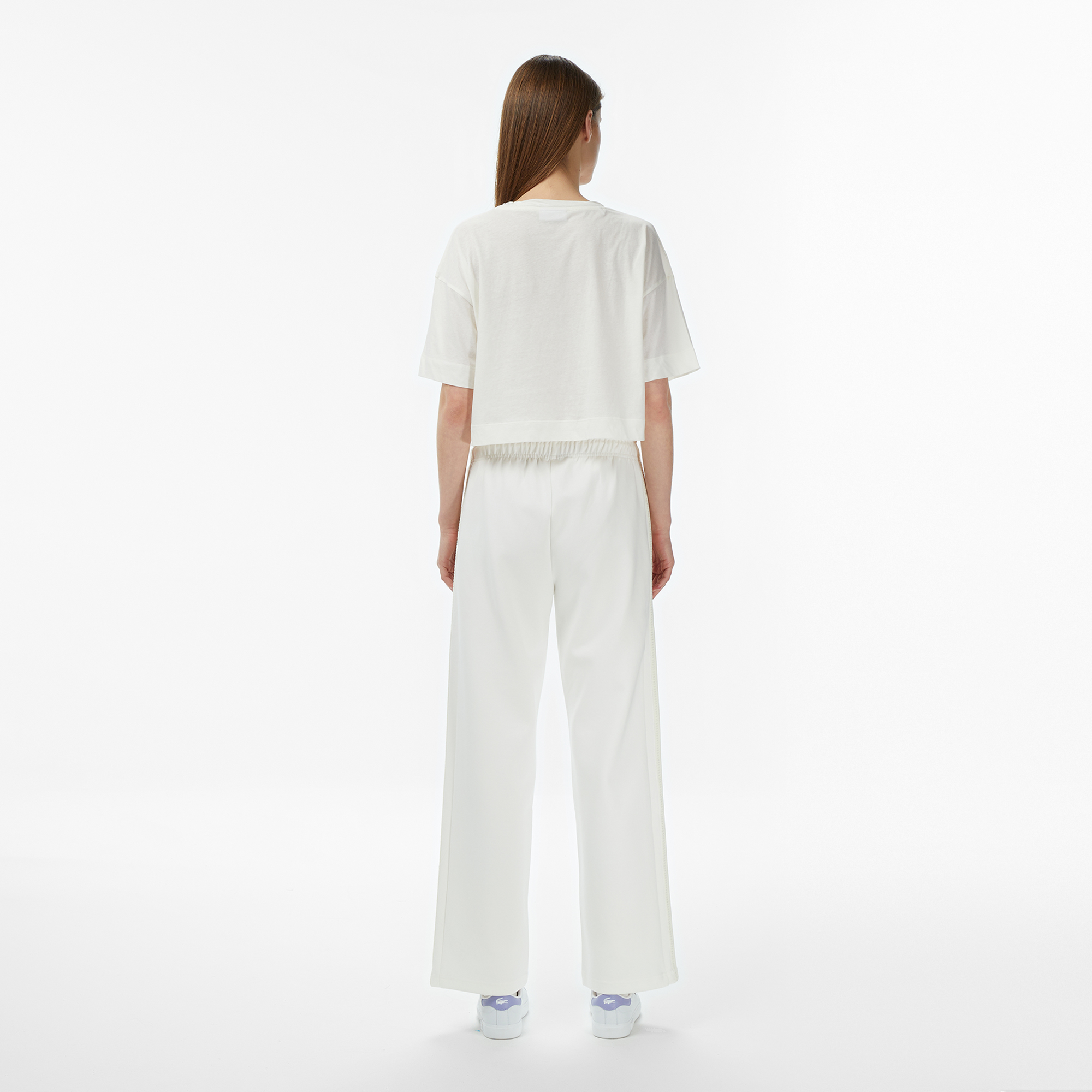 Lacoste Kadın Regular Fit Krem Eşofman Altı görsel 2