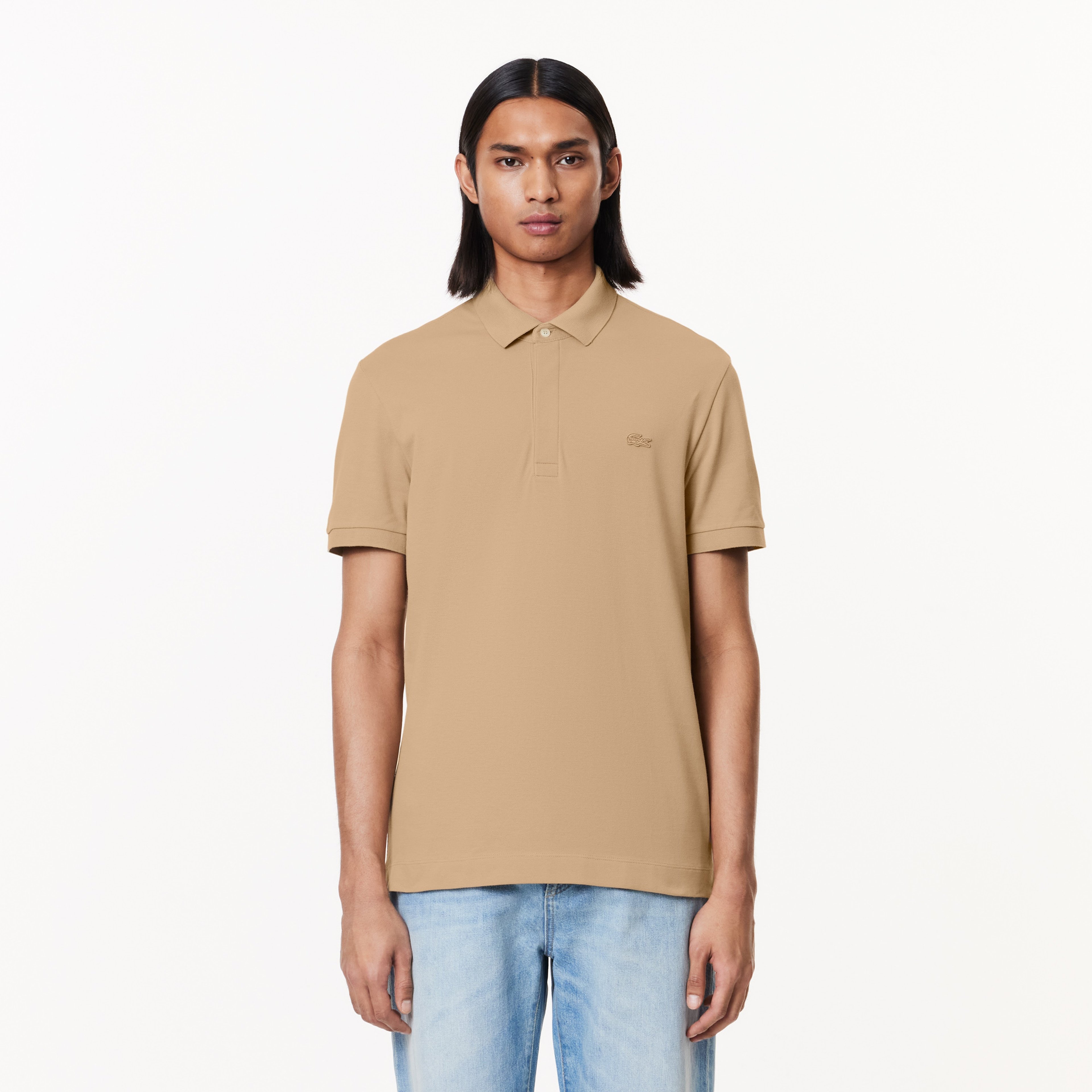 Erkek Regular Fit Bej Paris Polo Erkek Regular Fit Bej Paris Polo