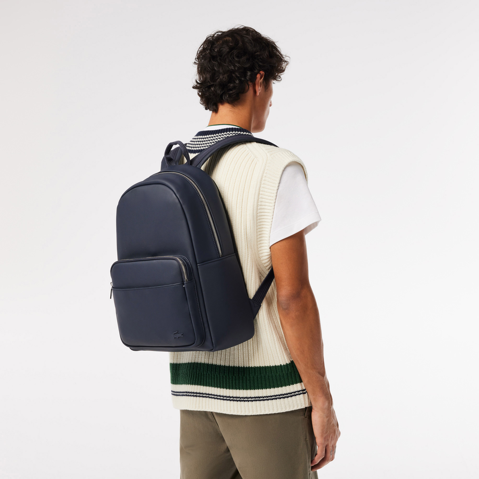 Lacoste Classic Erkek Lacivert Sırt Çantası görsel 7