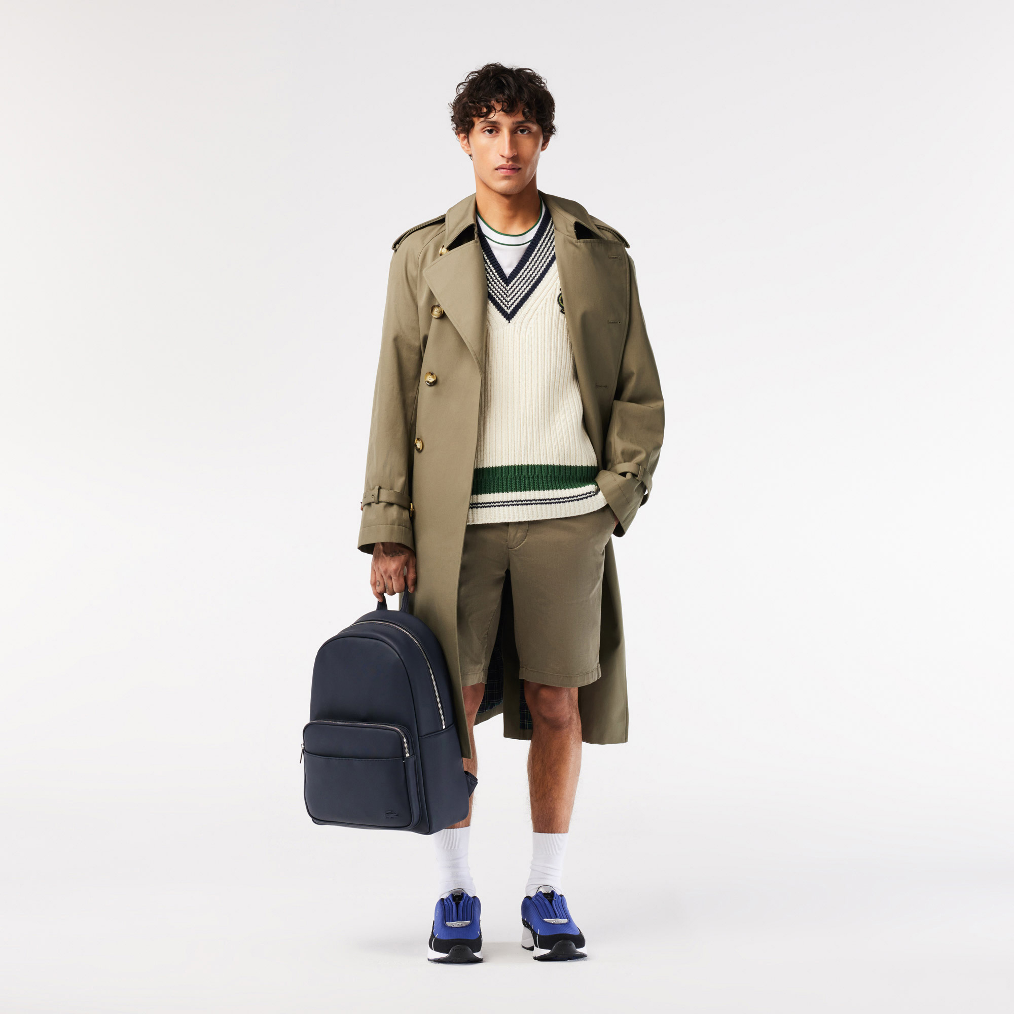 Lacoste Classic Erkek Lacivert Sırt Çantası görsel 6