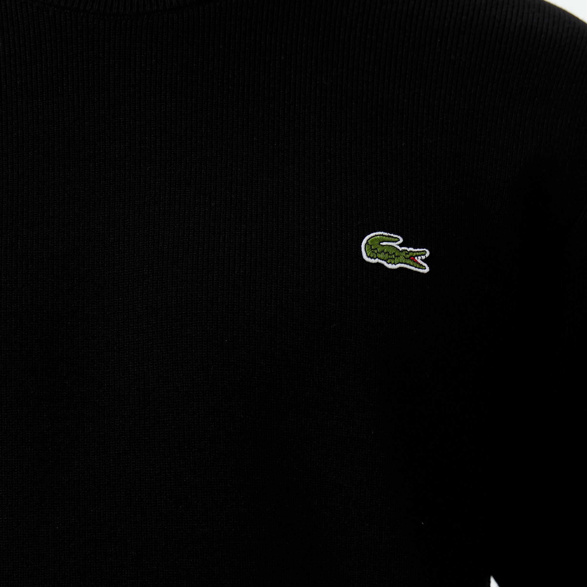 Erkek Classic Fit Kısa Kollu Bisiklet Yaka Siyah Triko