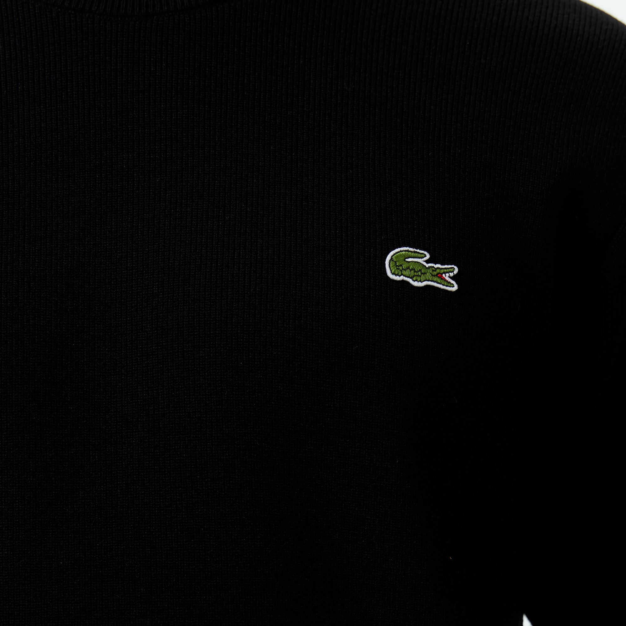 Erkek Classic Fit Kısa Kollu Bisiklet Yaka Siyah Triko