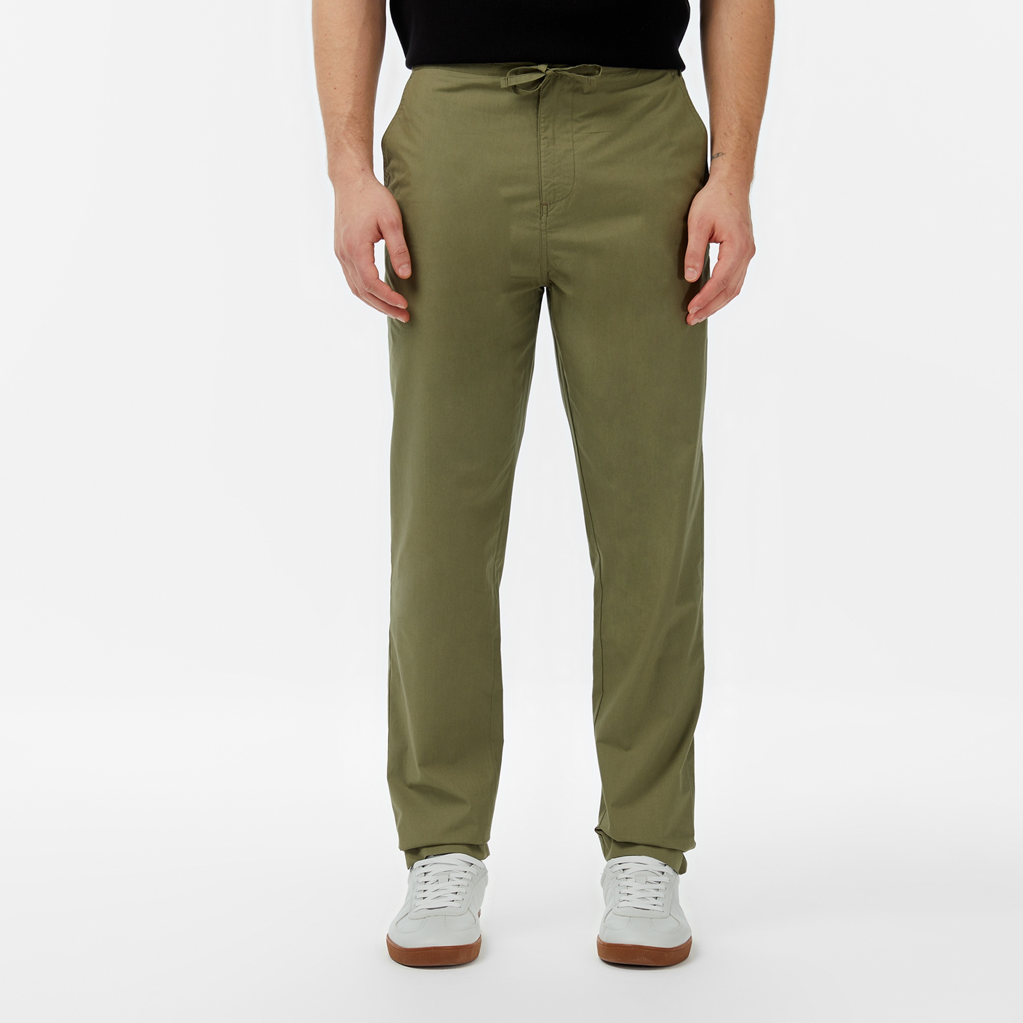 Erkek Regular Fit Haki Pantolon