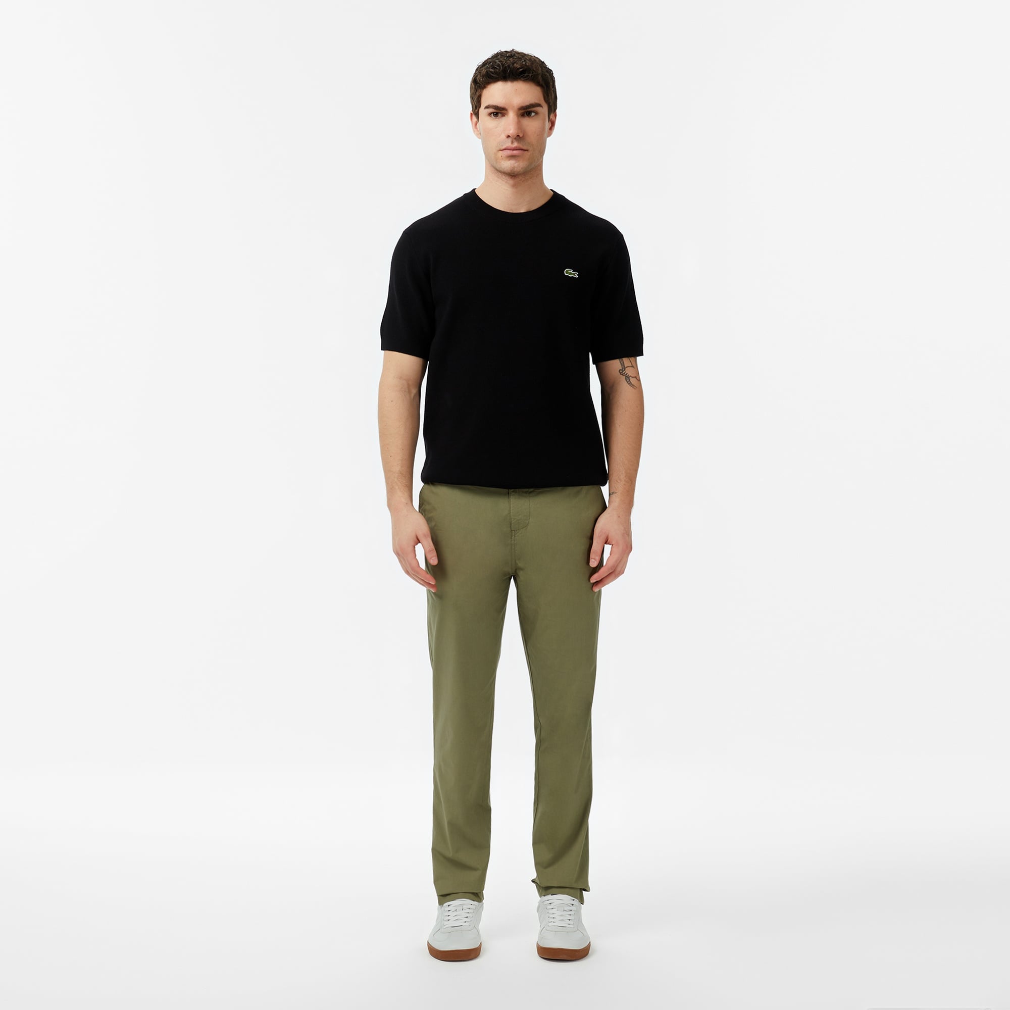 Erkek Regular Fit Haki Pantolon