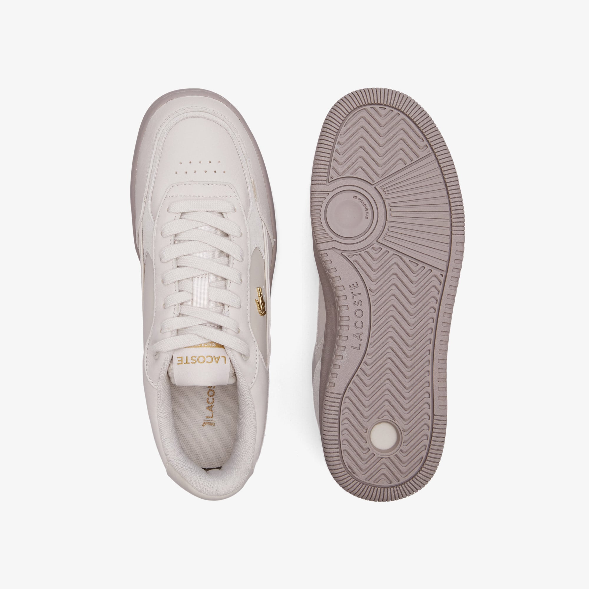 Lacoste L001 Ace Kadın Krem Sneaker görsel 5