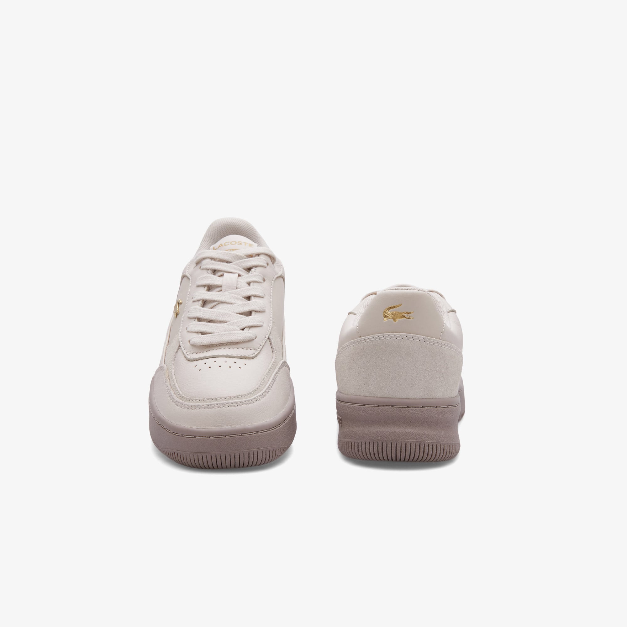 Lacoste L001 Ace Kadın Krem Sneaker görsel 4