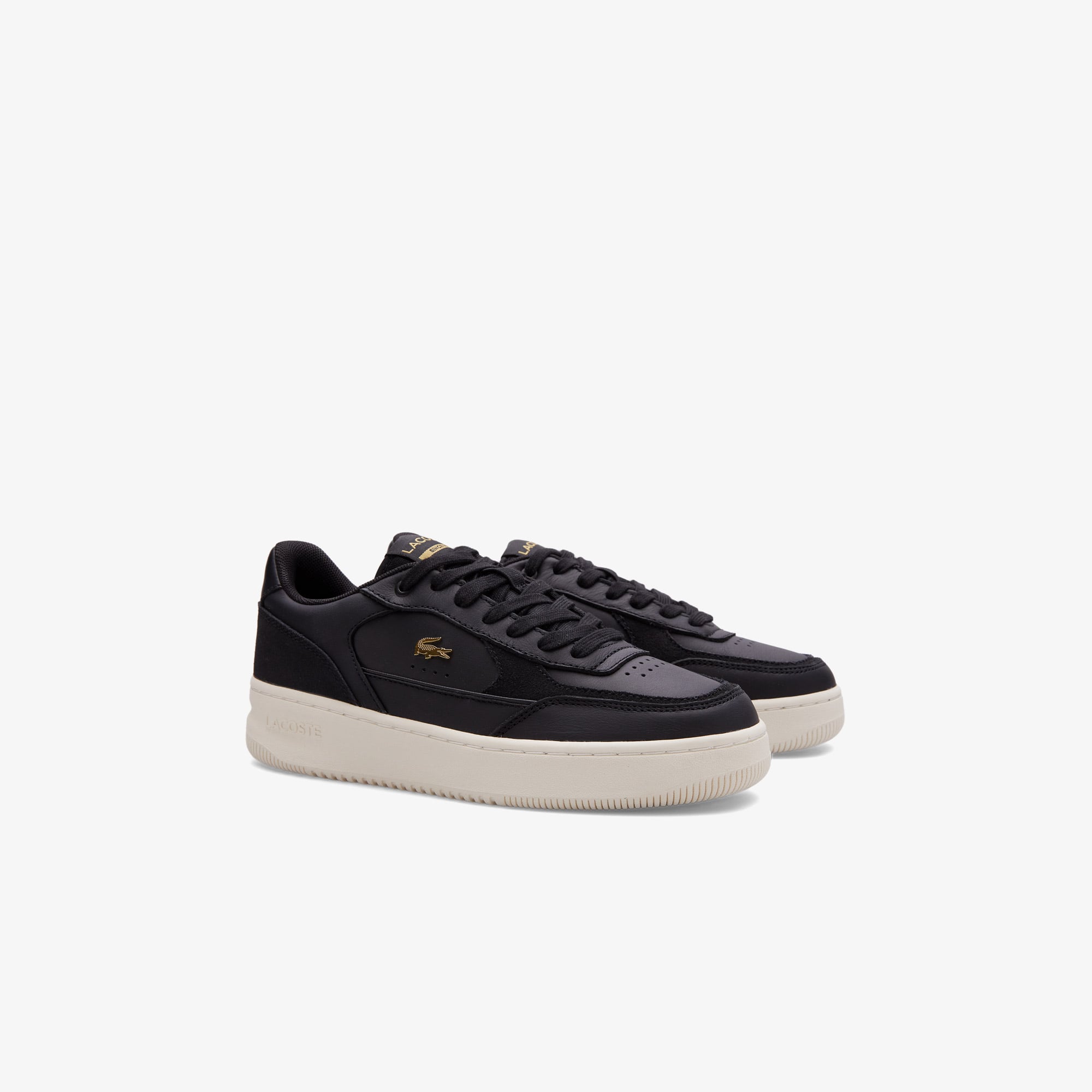 Lacoste L001 Ace Kadın Siyah Sneaker görsel 2