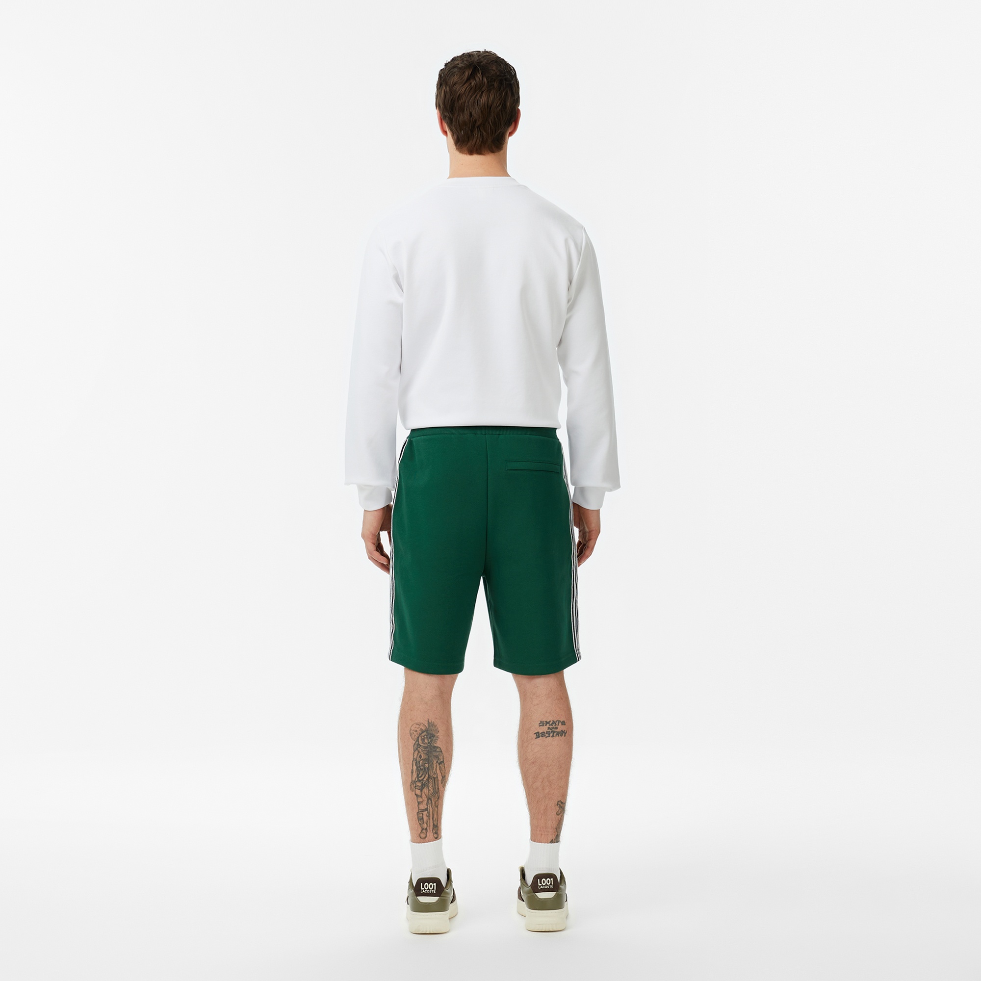 Erkek Regular Fit Koyu Yeşil Şort