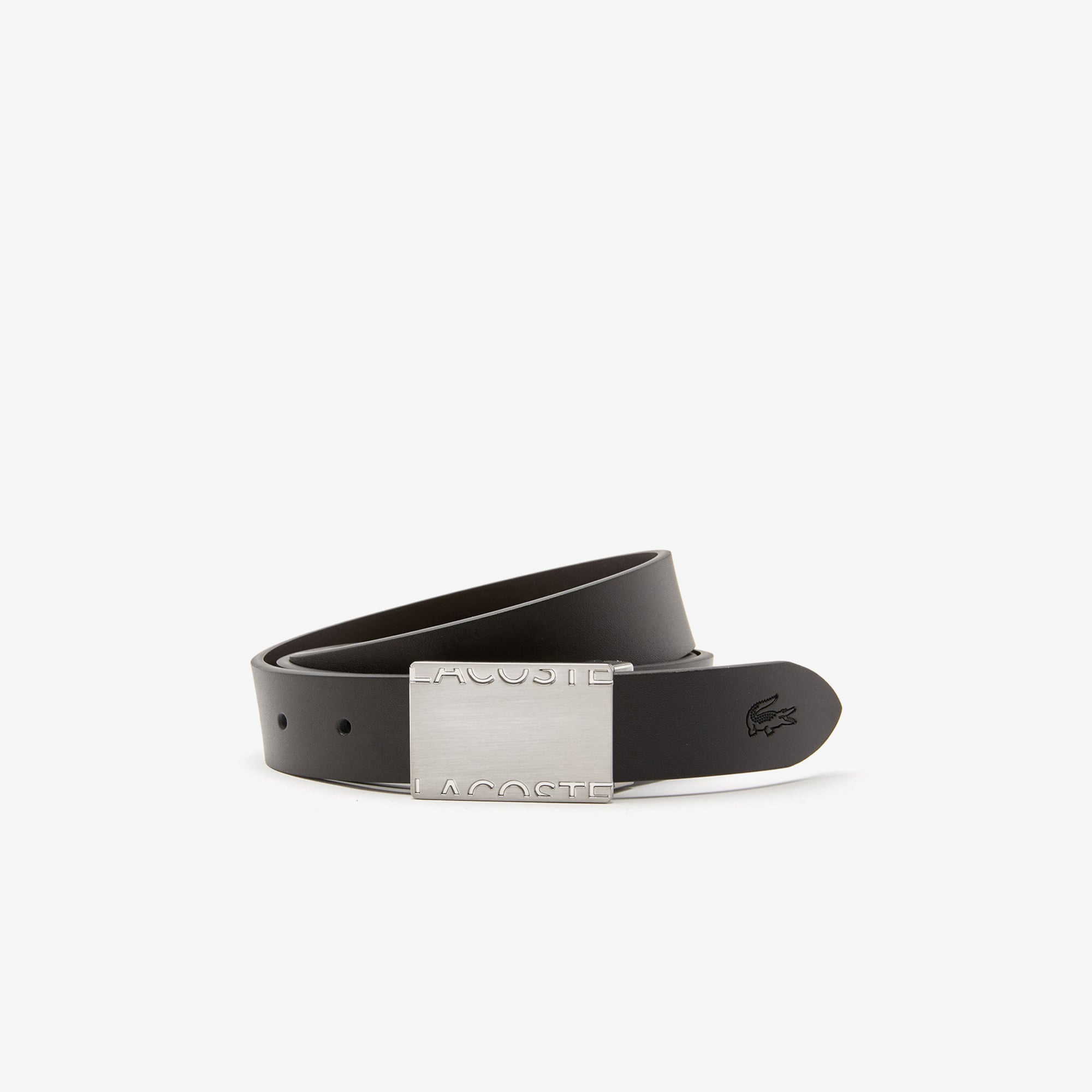 Lacoste Elegance Erkek Deri Siyah Kemer görsel 6