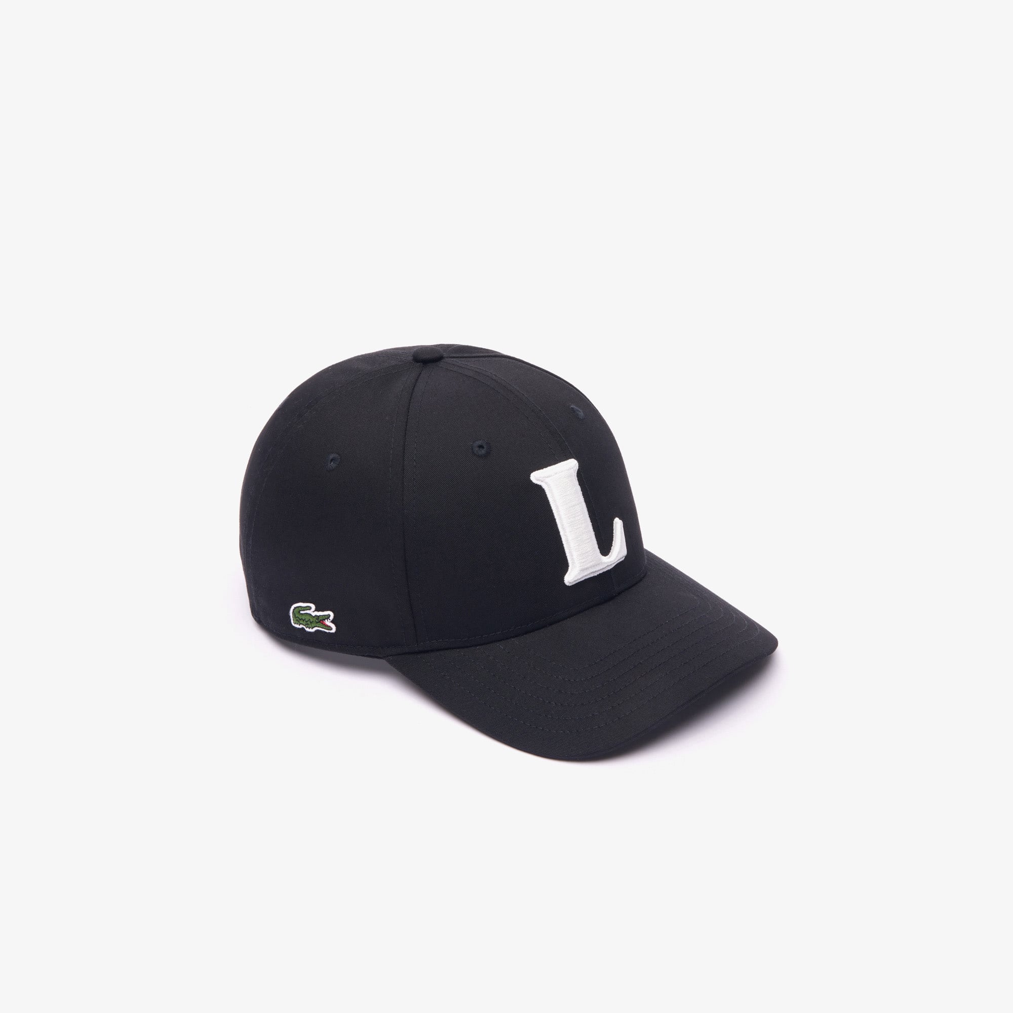 Lacoste Unisex Baskılı Siyah Şapka