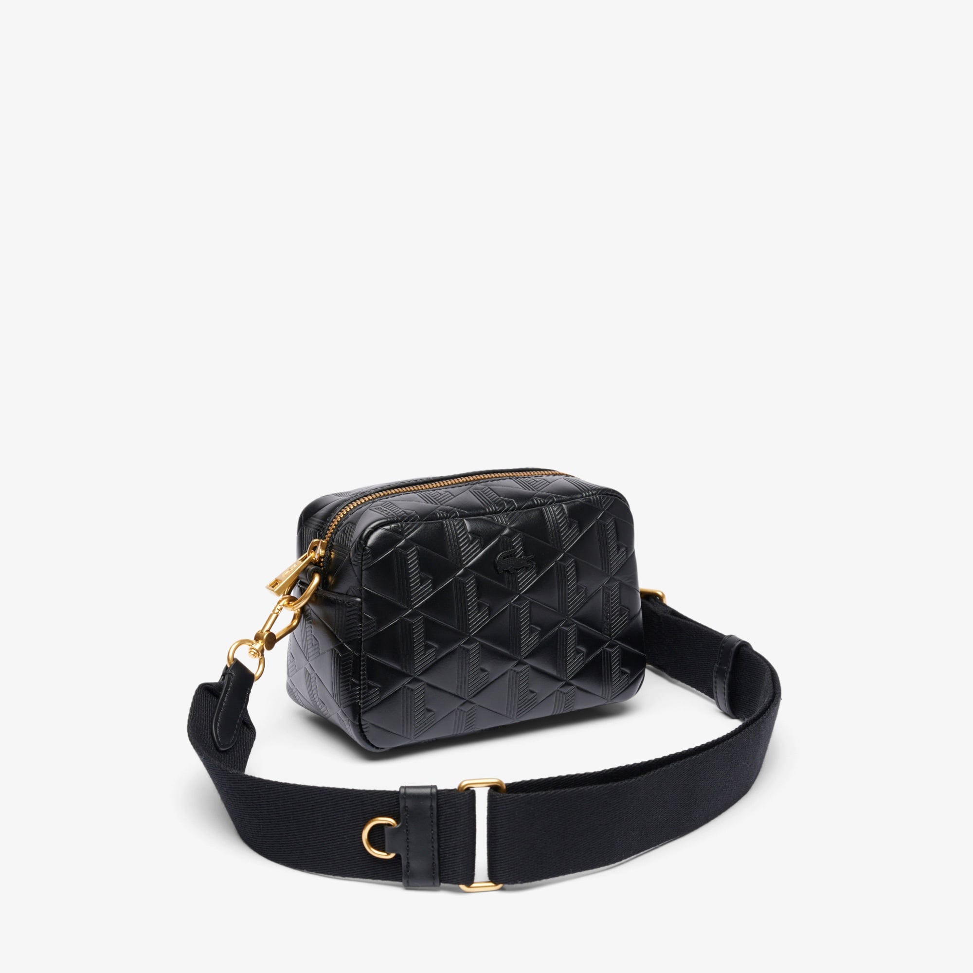 Maheki Kadın Monogram Deri  Siyah Postacı Çantası