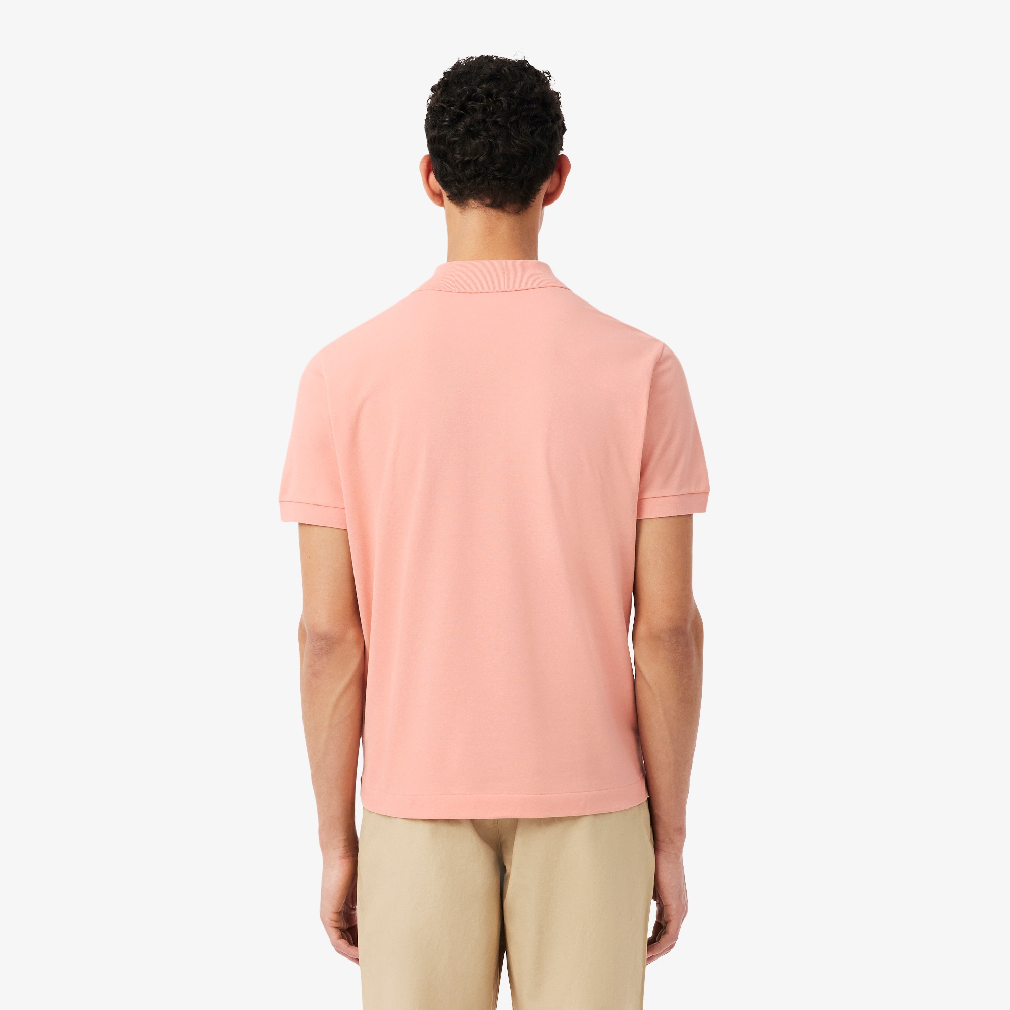 L.12.12 Light Erkek Classic Fit Pembe Polo