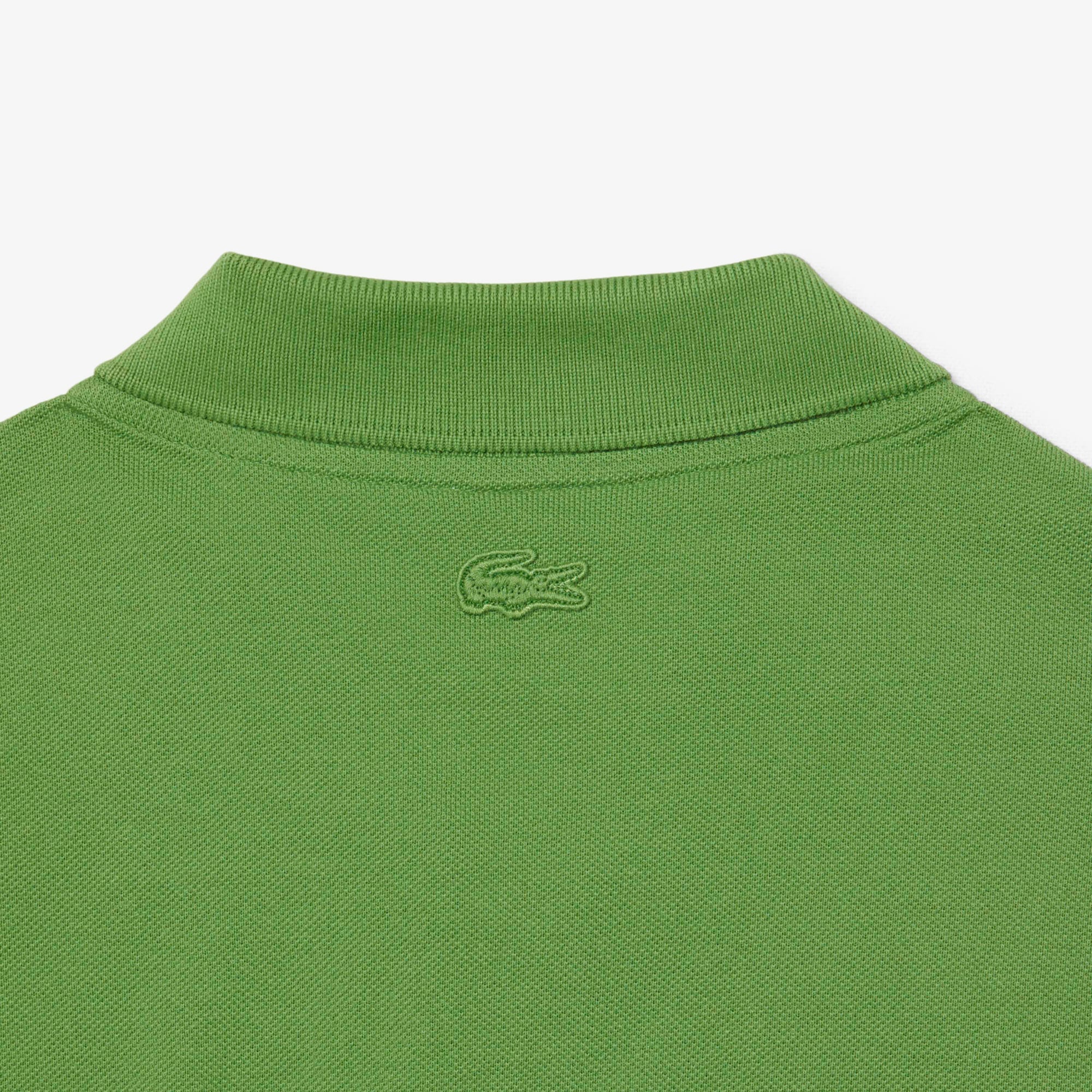 Lacoste Erkek Classic Fit Yeşil Polo görsel 7