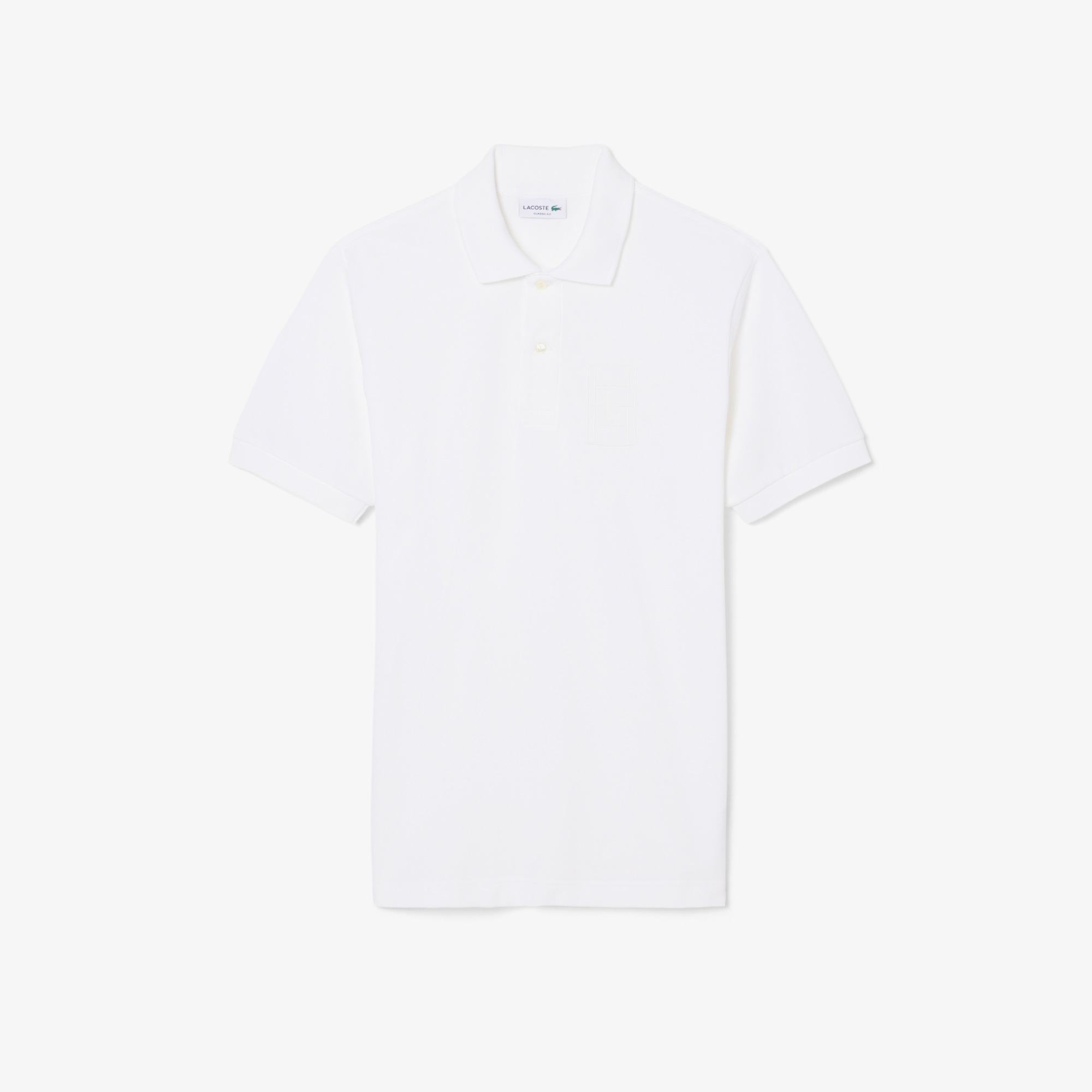 Lacoste Erkek Classic Fit Beyaz Polo görsel 5