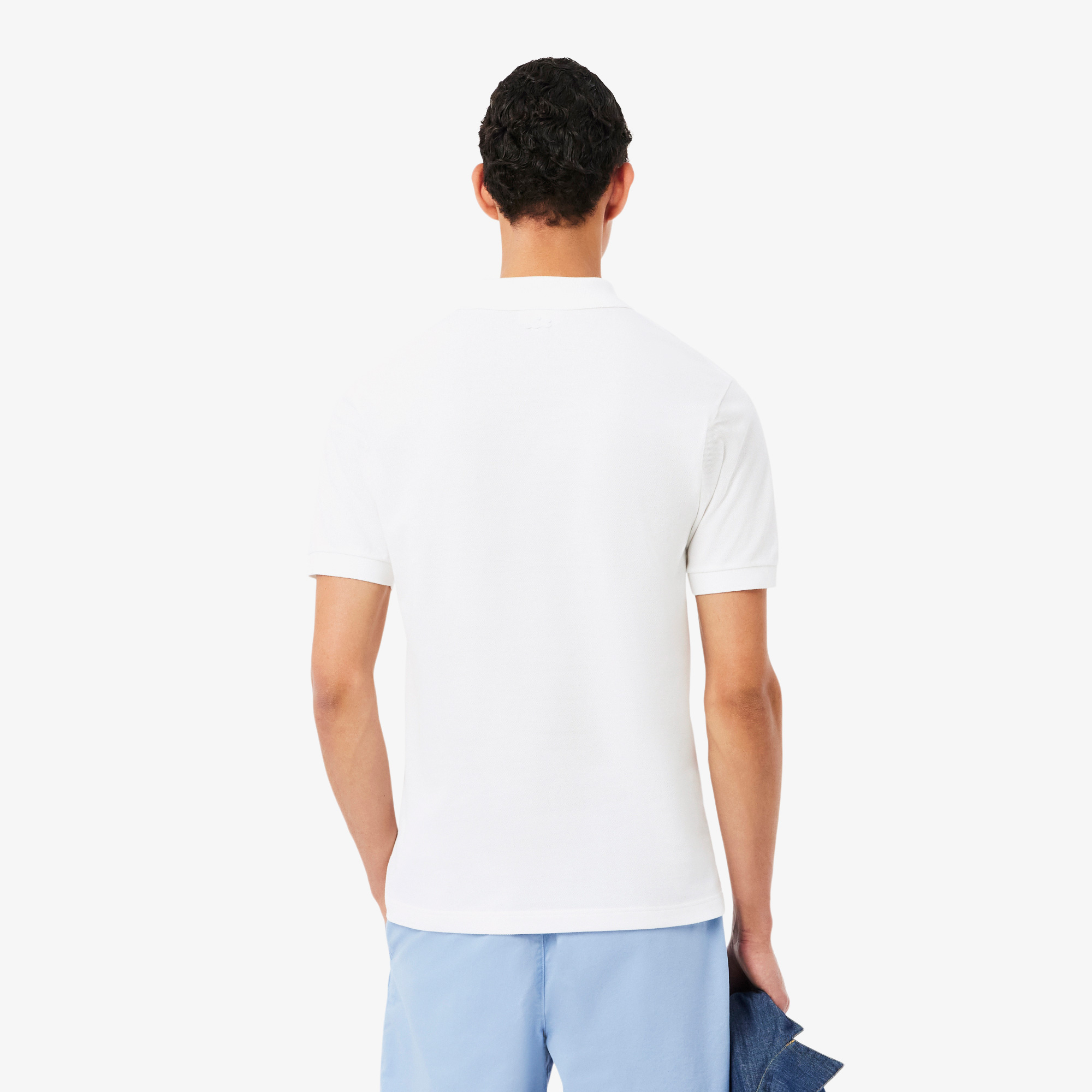 Lacoste Erkek Classic Fit Beyaz Polo görsel 3