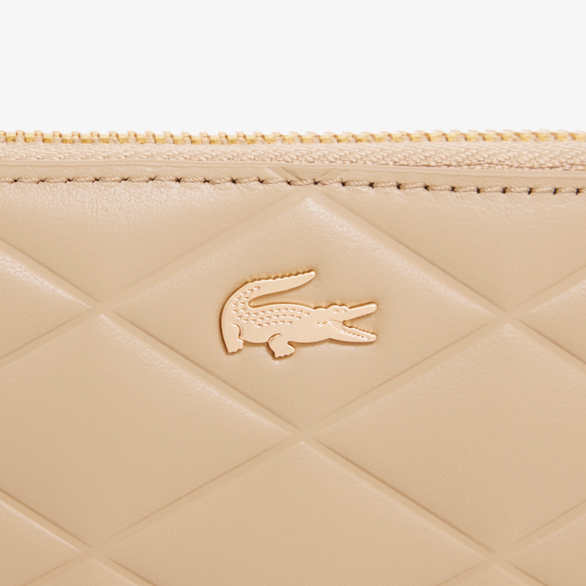 Crocodelle Kadın Deri Bej Kartlık