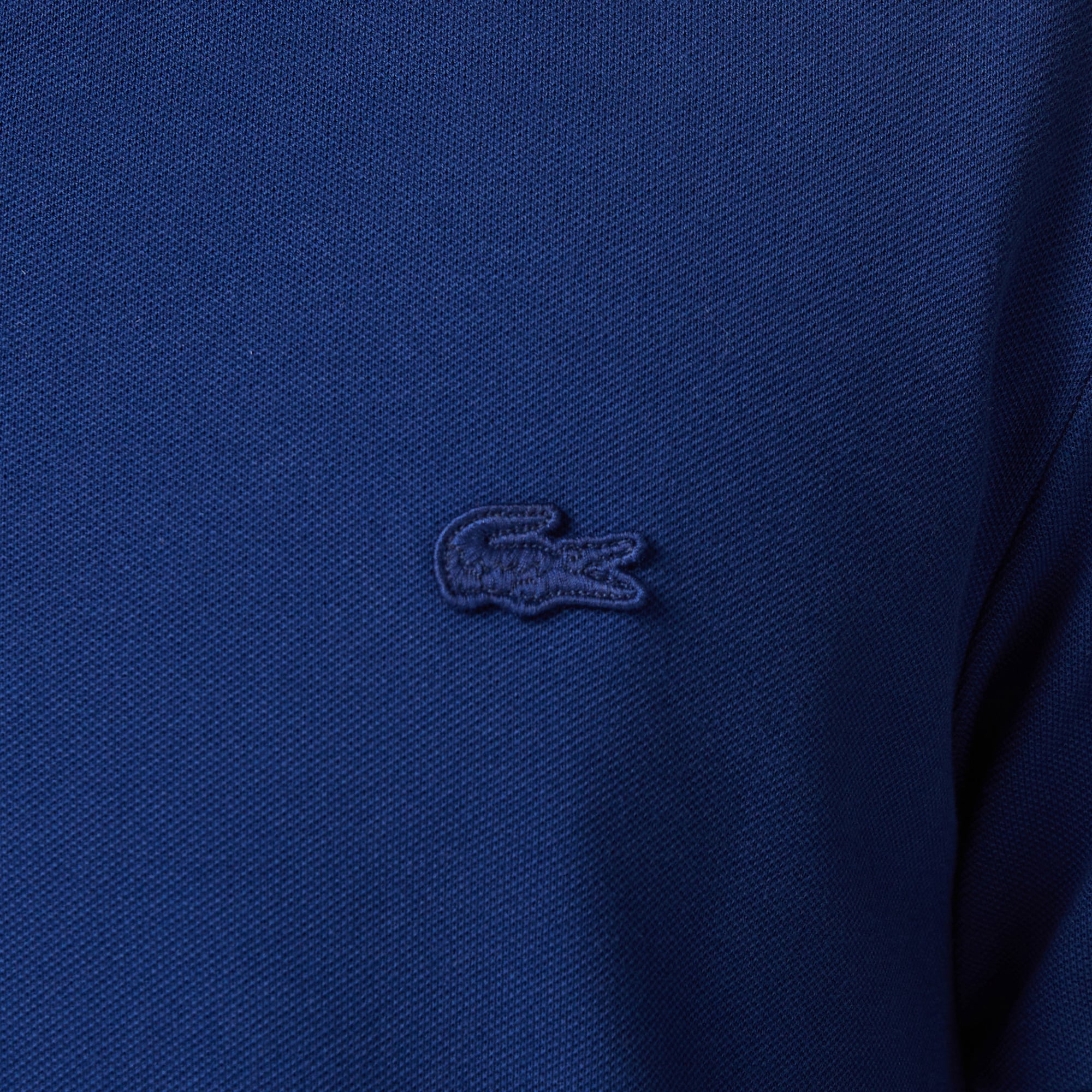 Lacoste Erkek Regular Fit Lacivert Paris Polo görsel 7