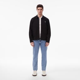 Erkek Gömlek Yaka Siyah Ceket Siyah