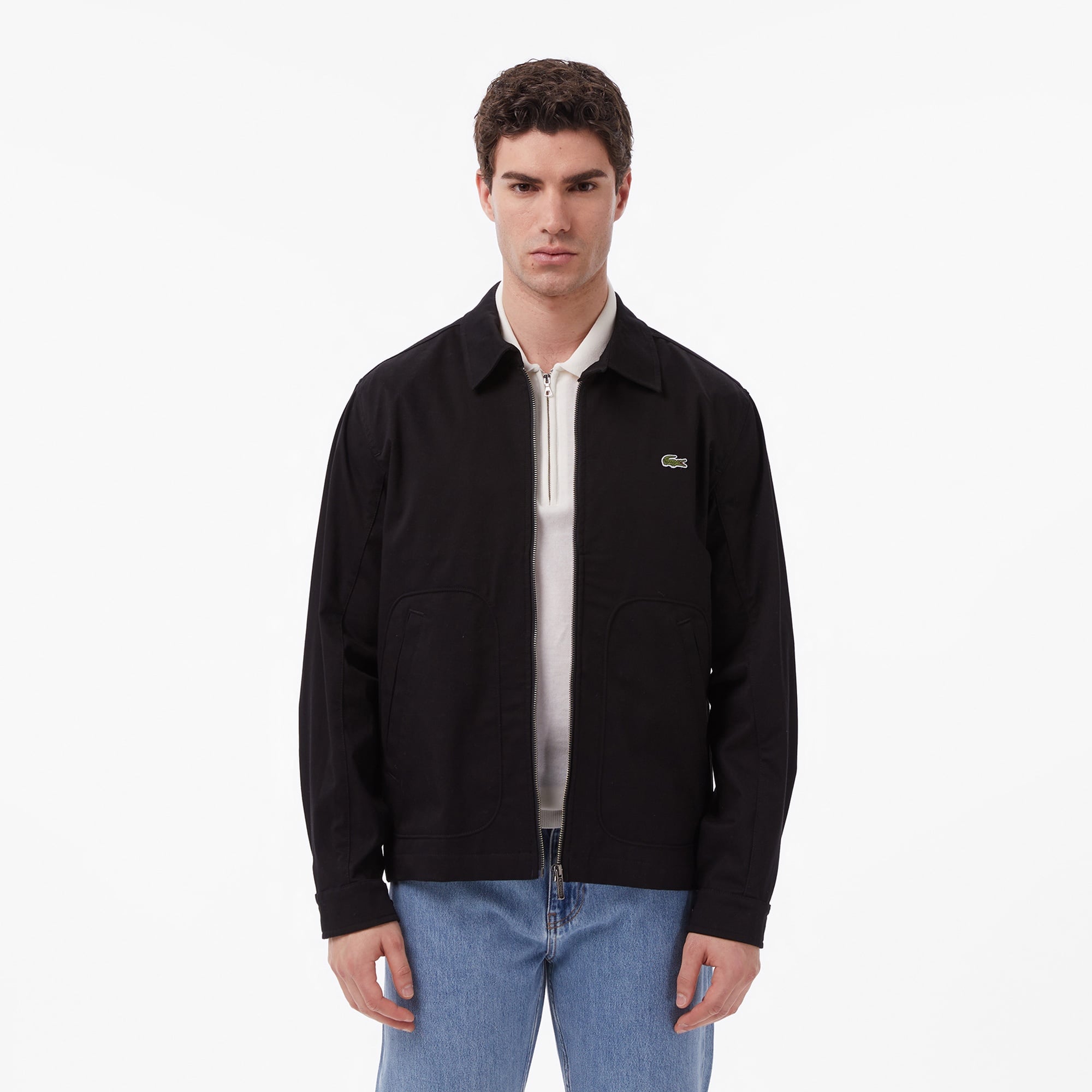 Erkek Gömlek Yaka Siyah Ceket