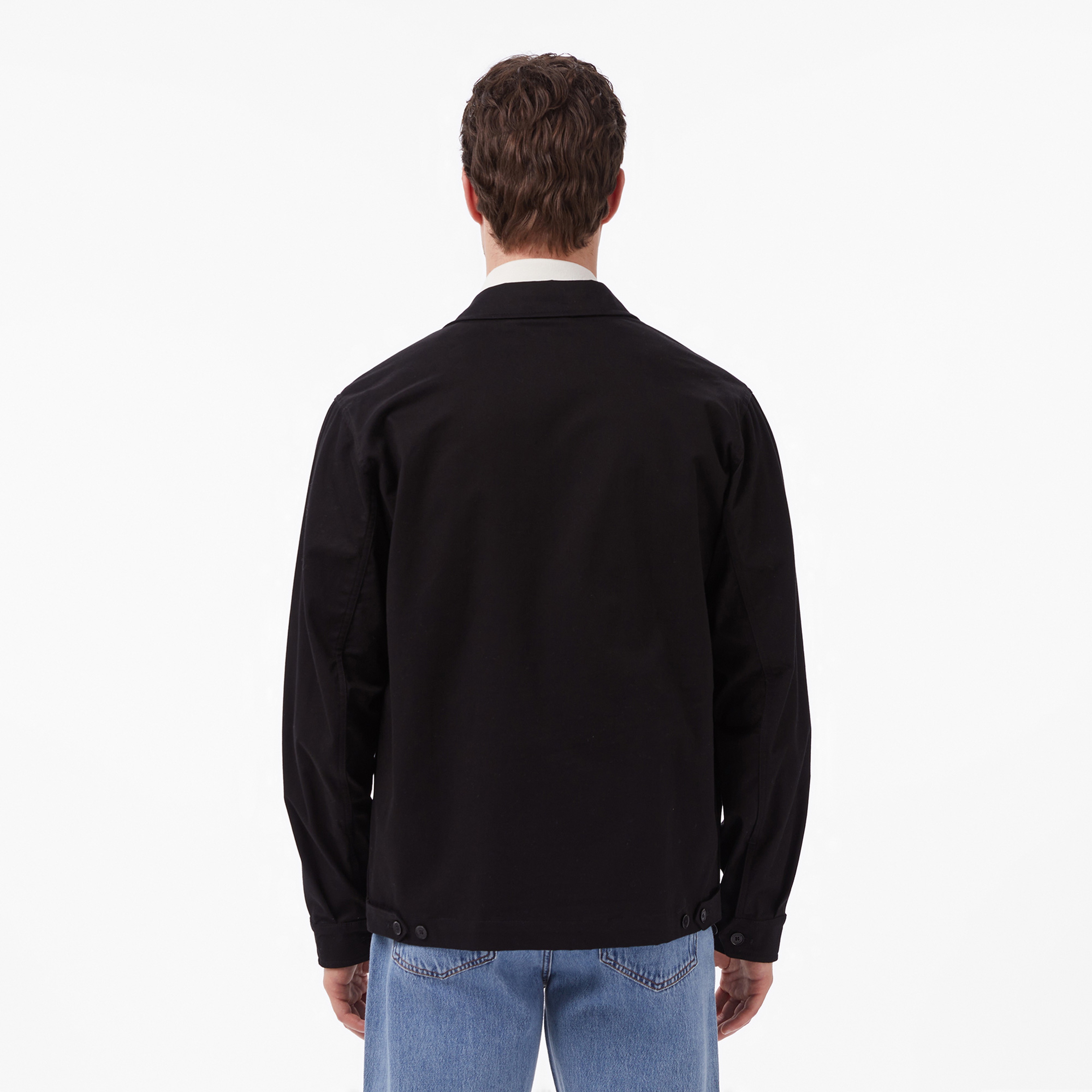 Erkek Gömlek Yaka Siyah Ceket