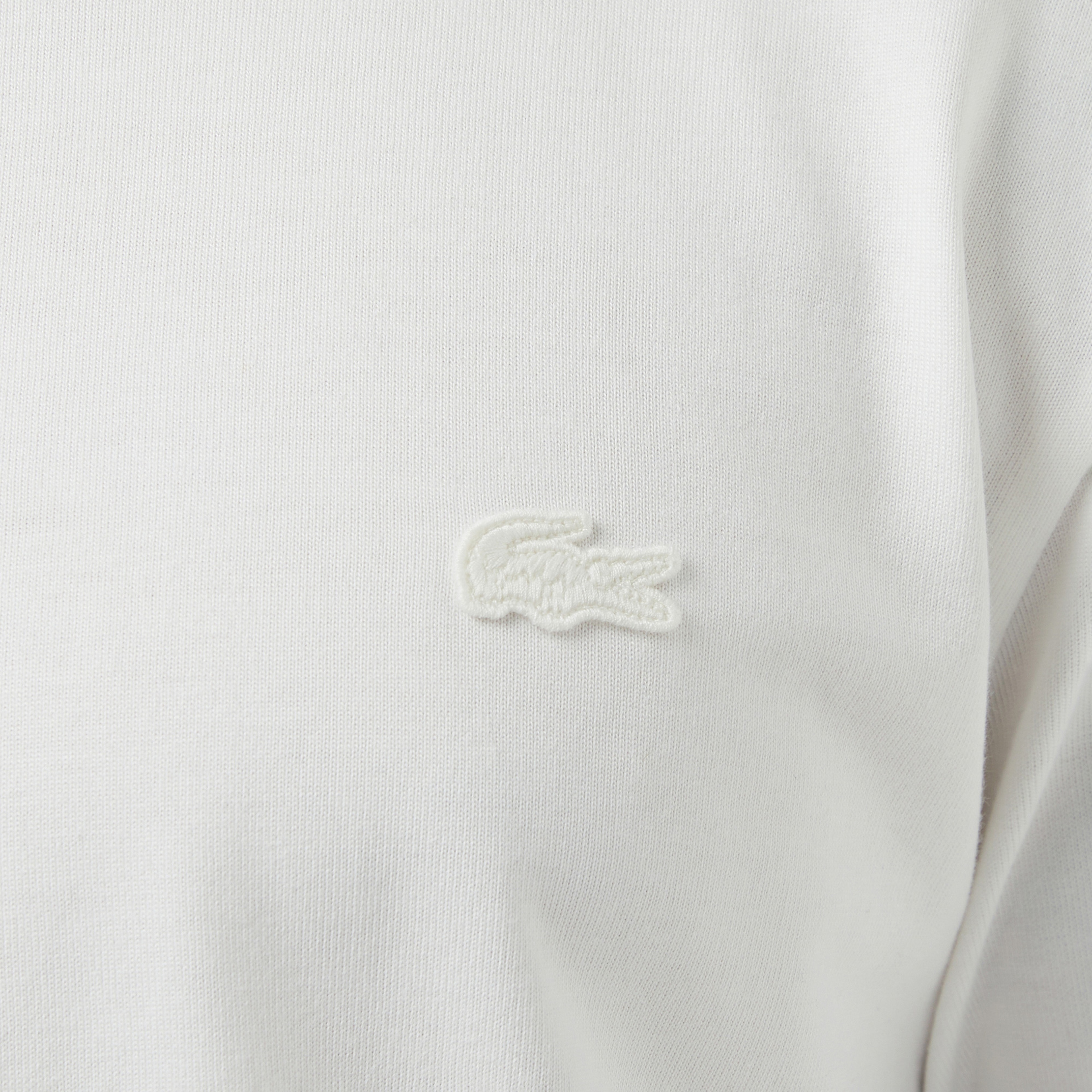 Erkek Relaxed Fit Bisiklet Yaka Beyaz T-Shirt