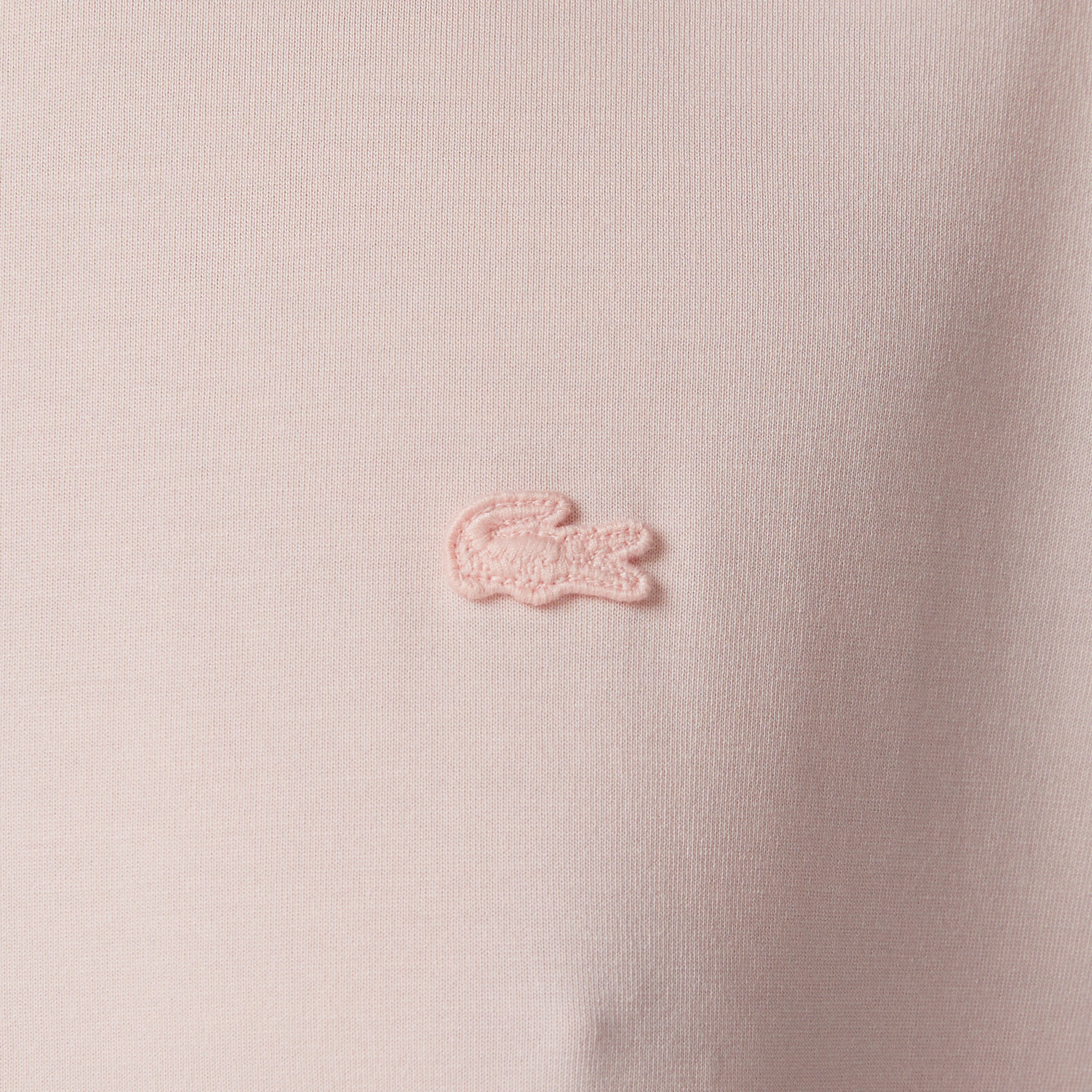 Kadın Relaxed Fit Bisiklet Yaka Açık Pembe T-Shirt