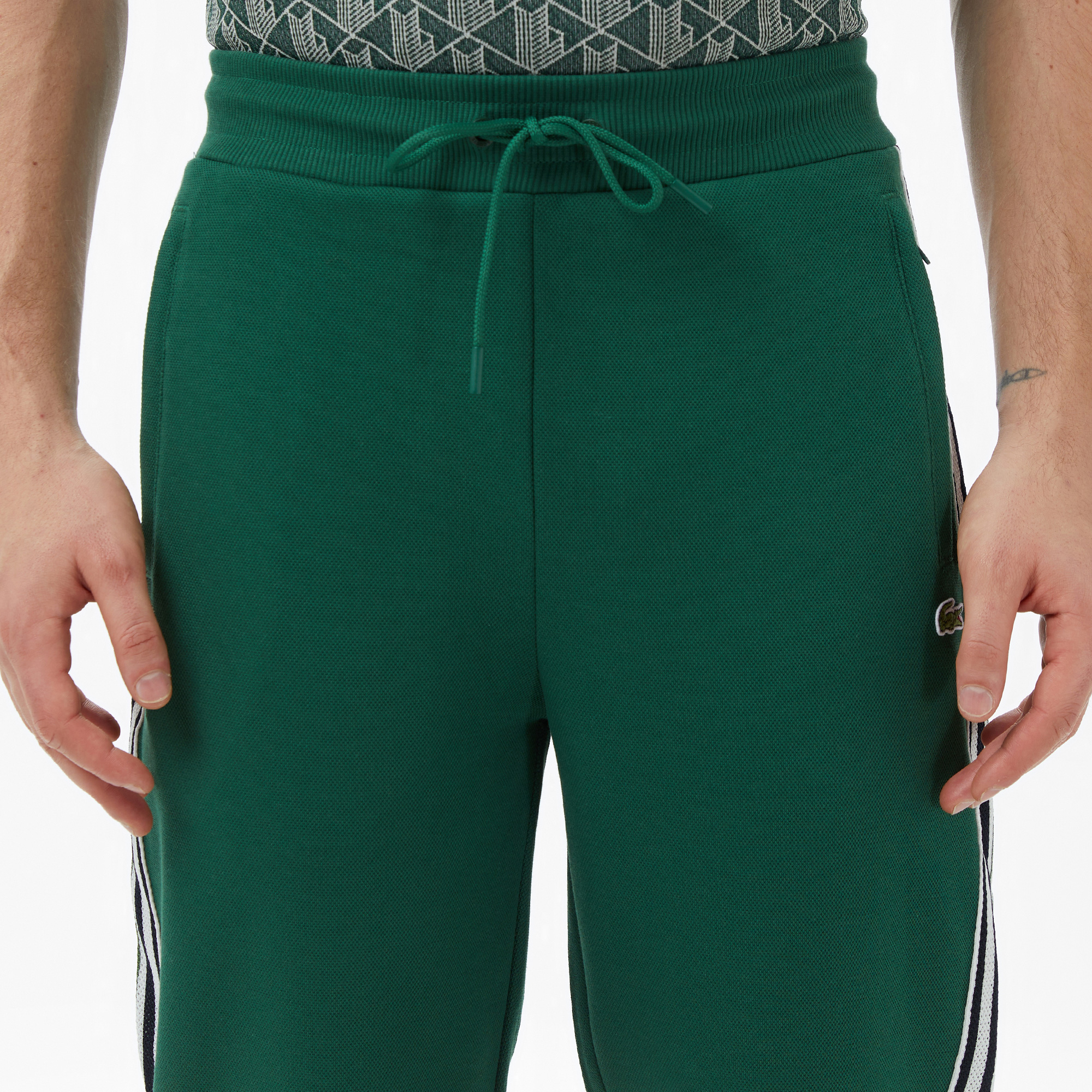 Lacoste Erkek Regular Fit Yeşil Eşofman Altı görsel 6