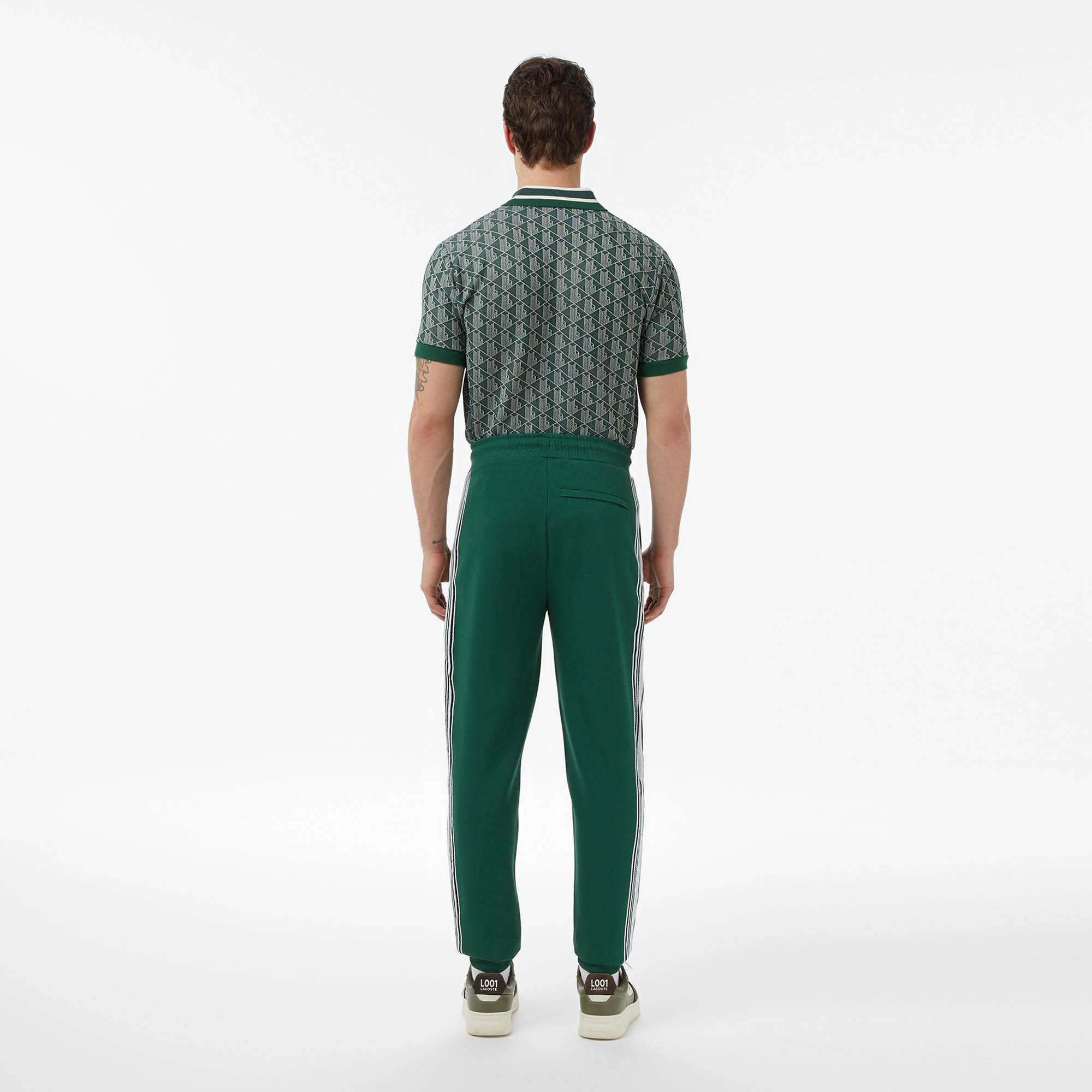 Lacoste Erkek Regular Fit Yeşil Eşofman Altı görsel 5
