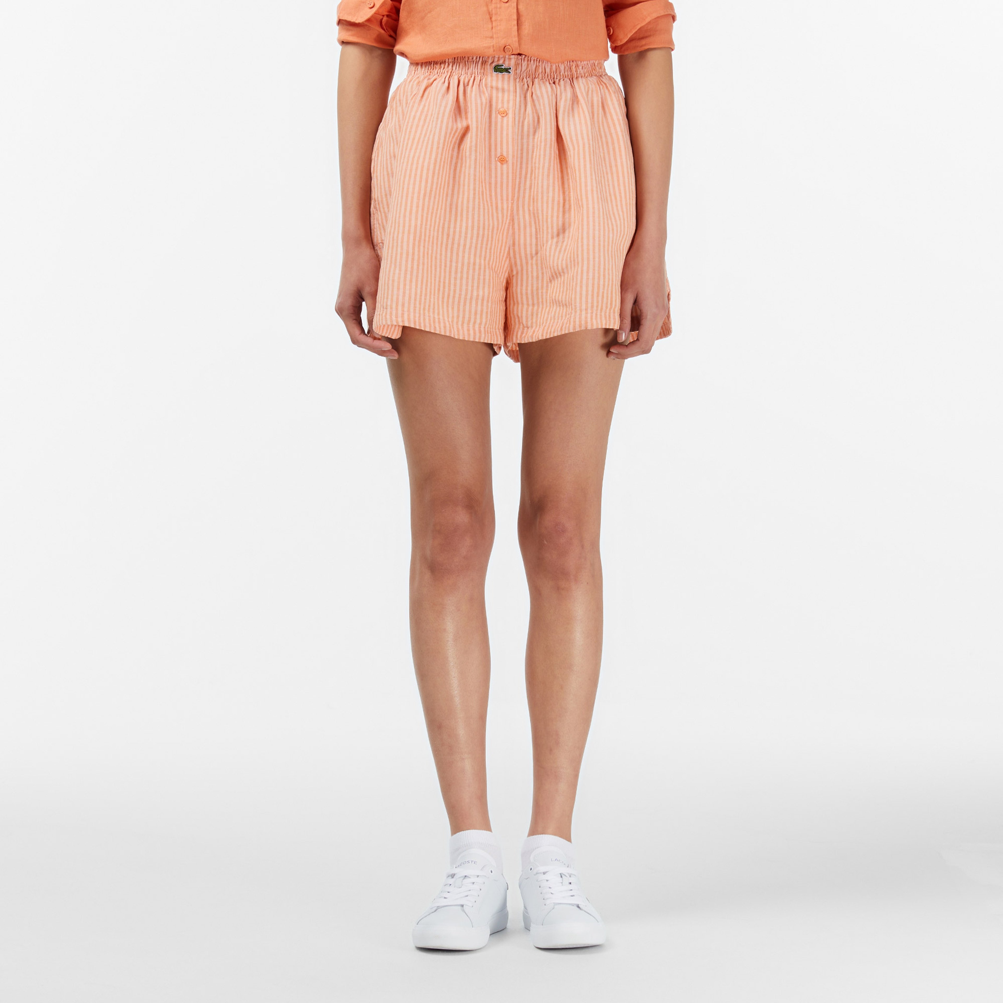 Kadın Oversize Fit Turuncu Şort