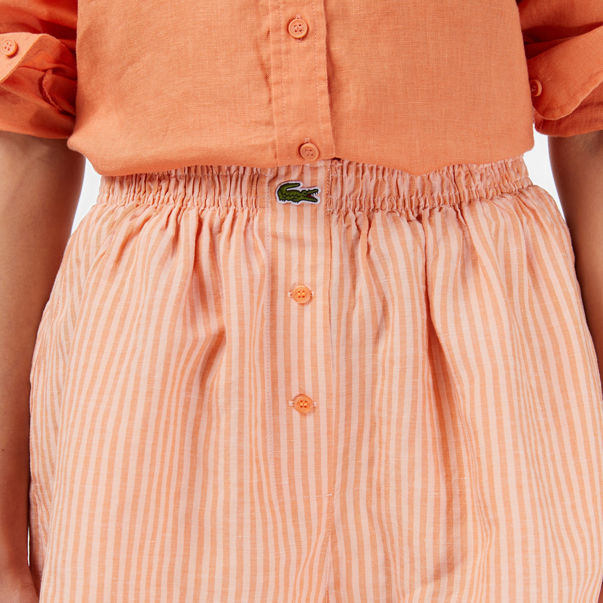 Kadın Oversize Fit Turuncu Şort