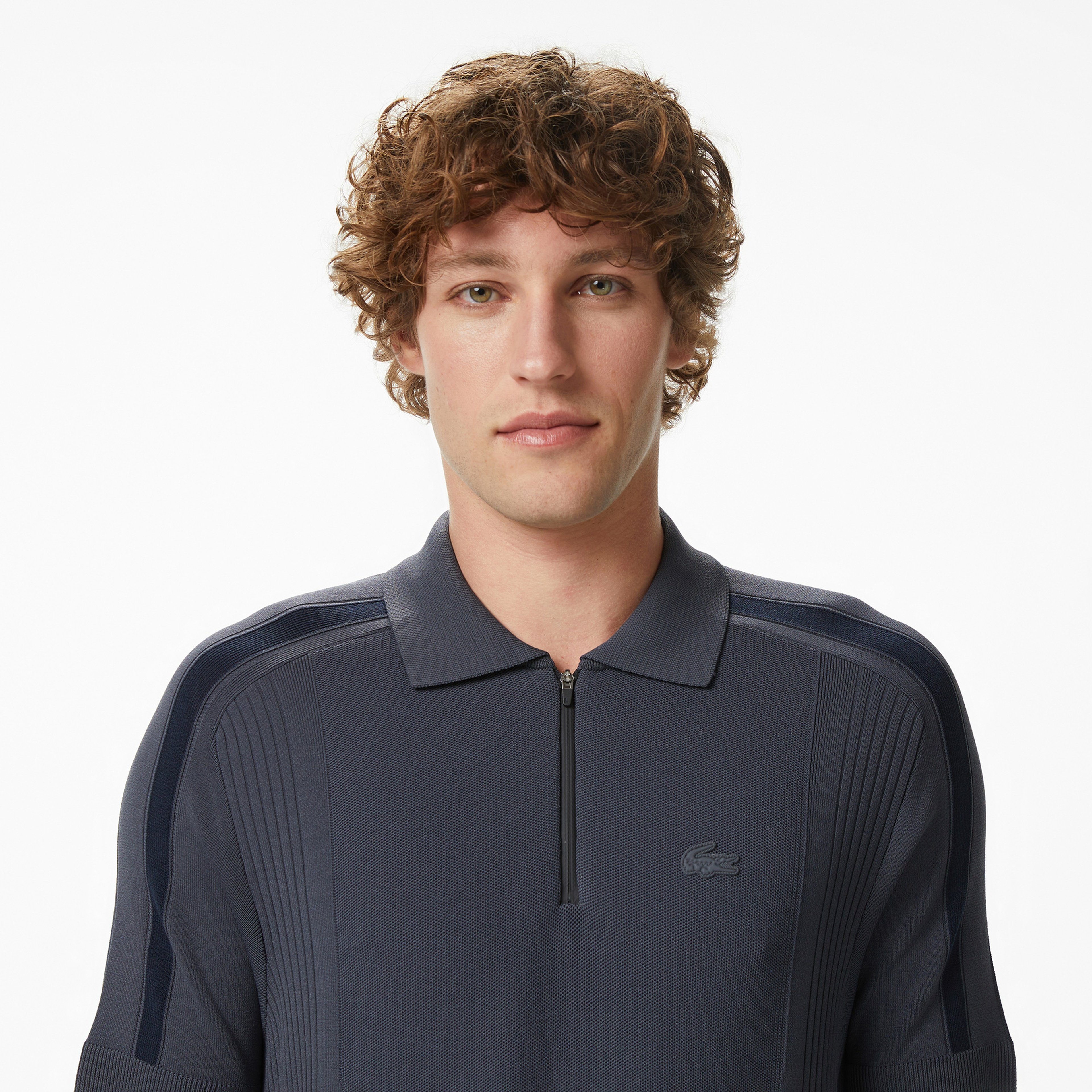 Erkek Classic Fit Kısa Kollu Polo Yaka Koyu Gri Triko Erkek Classic Fit Kısa Kollu Polo Yaka Koyu Gri Triko