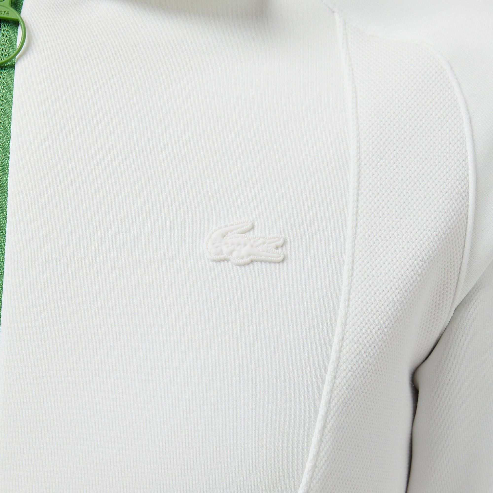 Lacoste Kadın Classic Fit Kısa Kollu Krem Elbise görsel 5