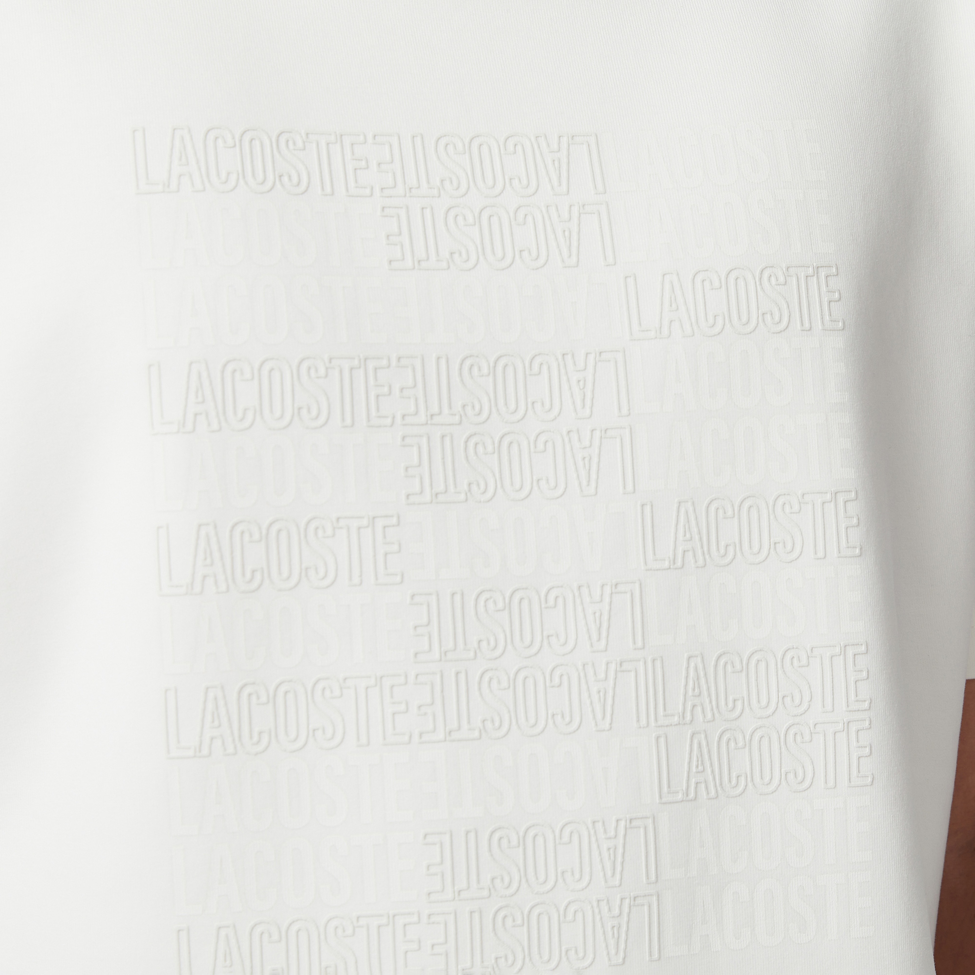 Erkek Relaxed Fit Bisiklet Yaka Baskılı Krem T-Shirt