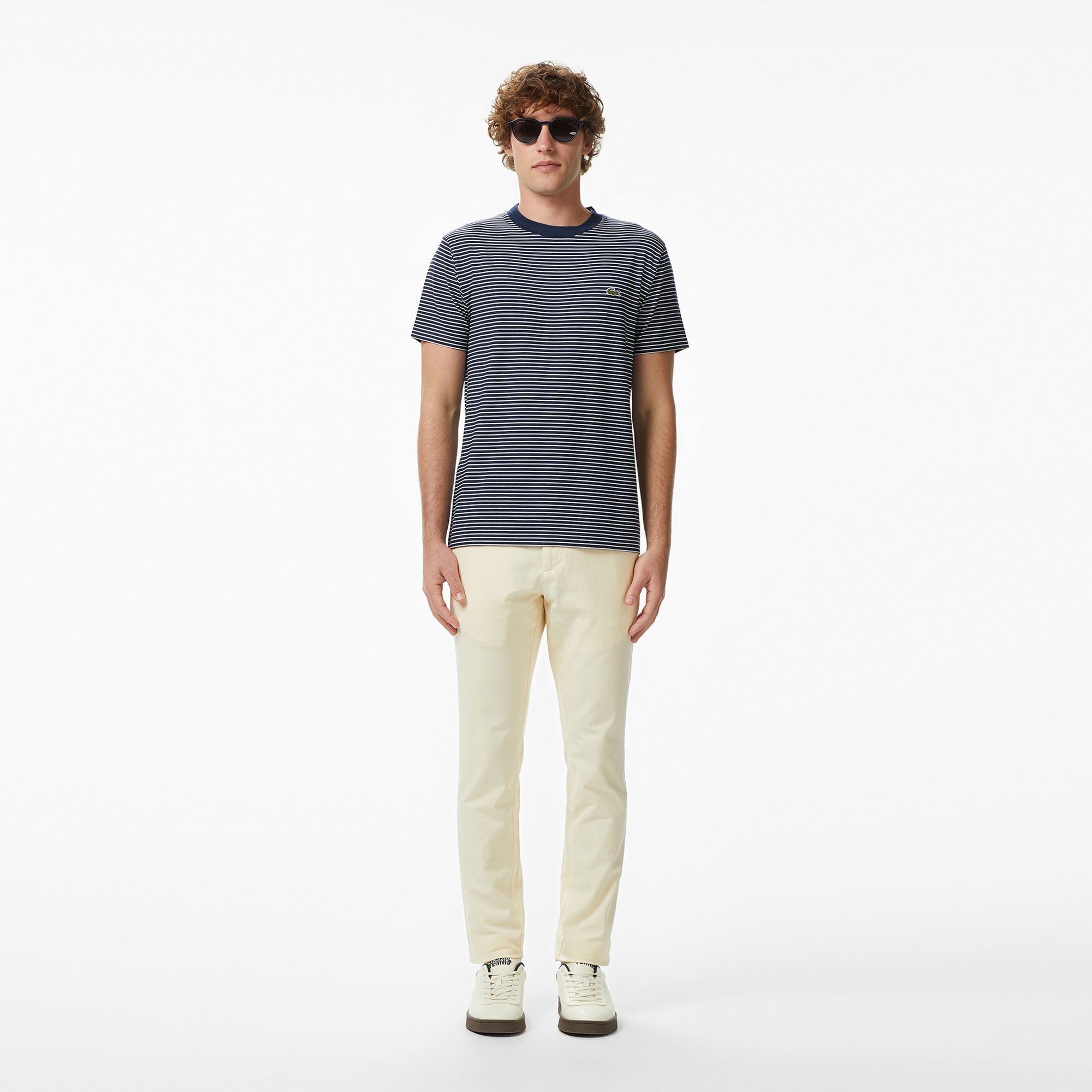 Erkek Slim Fit Bej Chino Pantolon