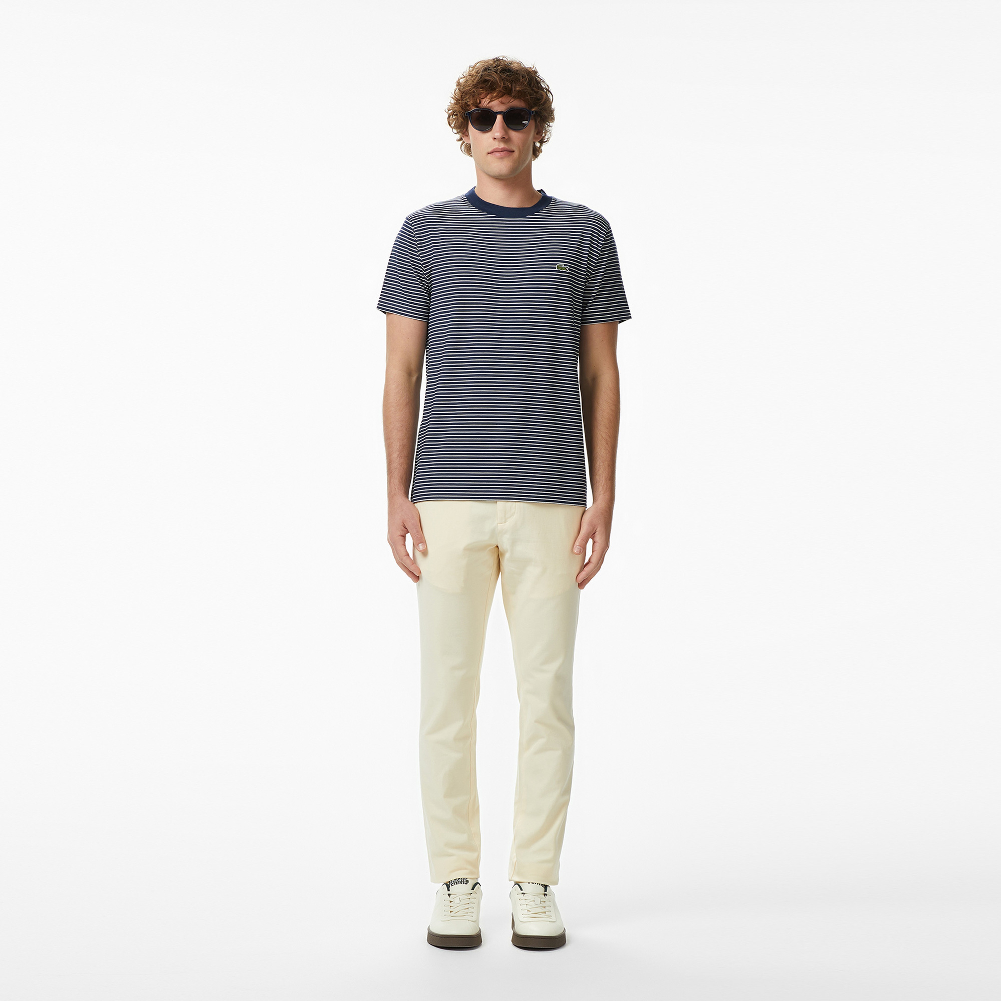 Erkek Slim Fit Bej Chino Pantolon