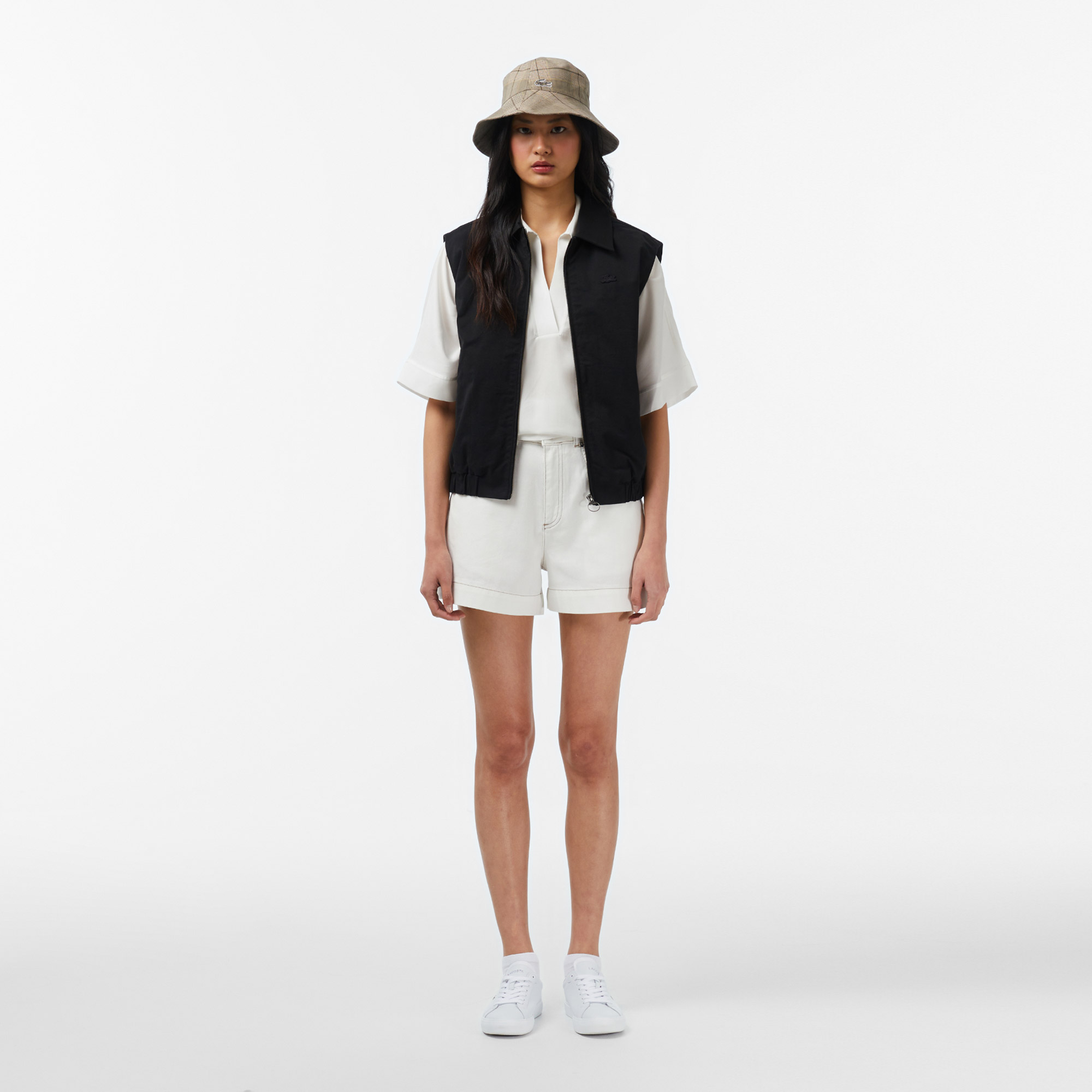 Lacoste Kadın Regular Fit Siyah Yelek görsel 6