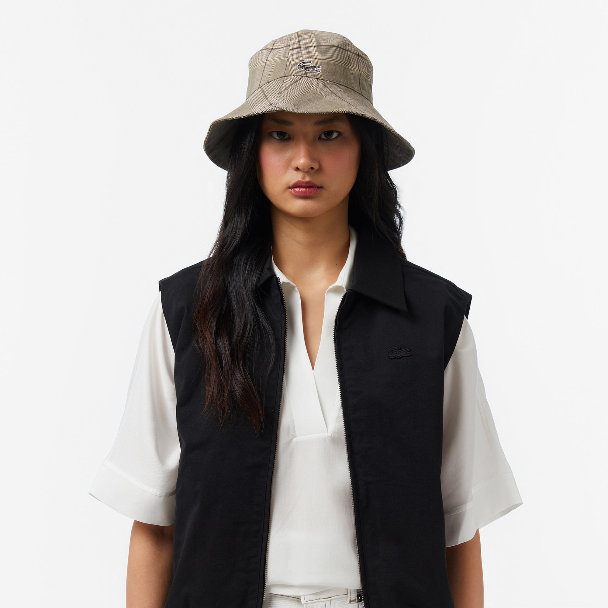 Lacoste Kadın Regular Fit Siyah Yelek görsel 2