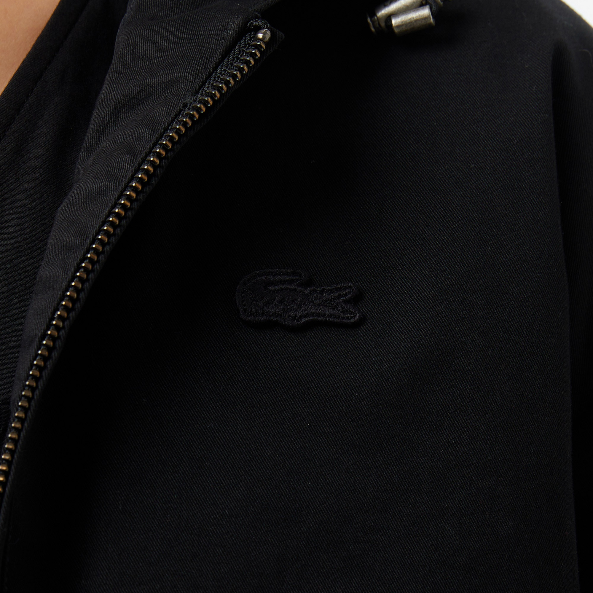 Kadın Relaxed Fit Kapüşonlu Siyah Ceket