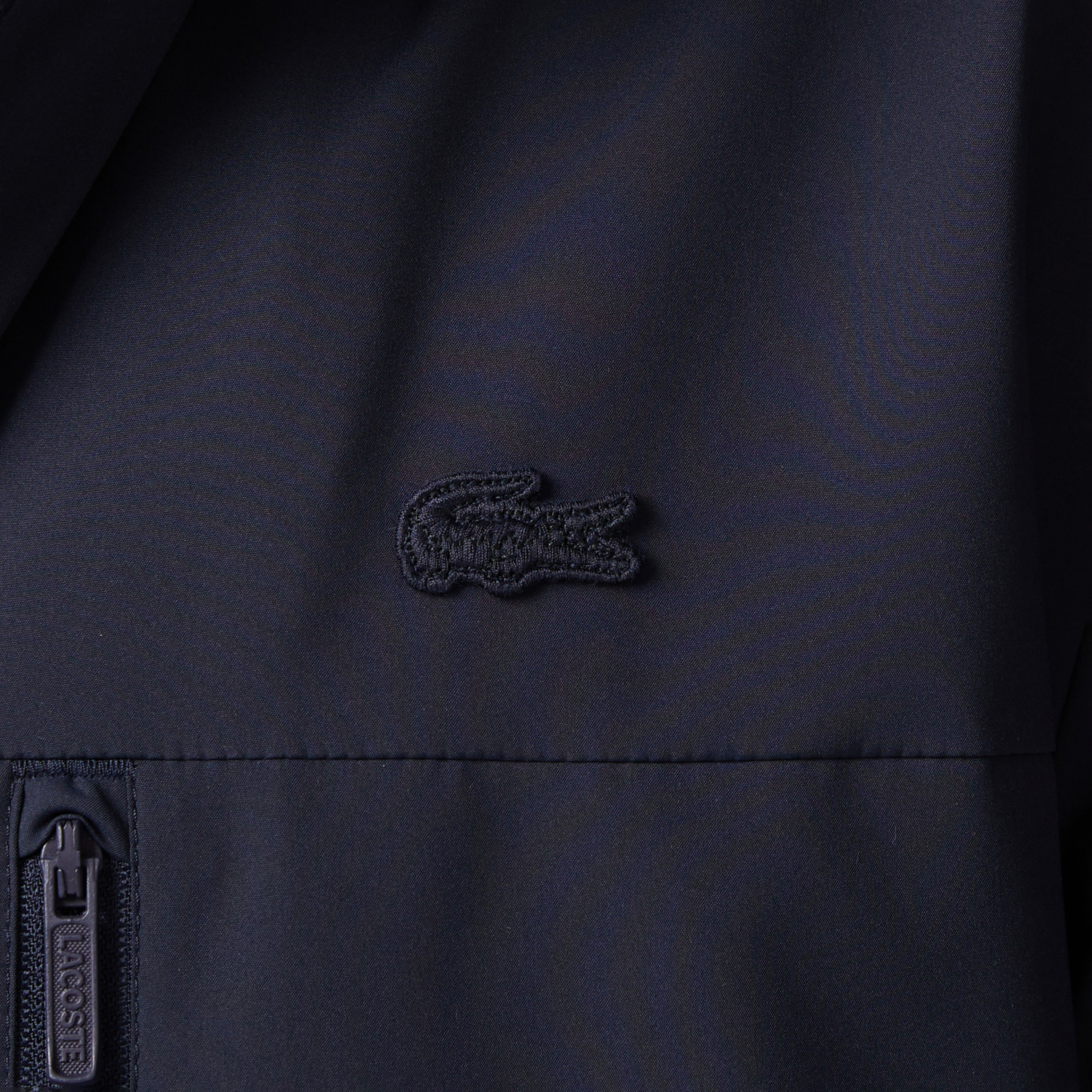 Erkek Relaxed Fit Kapüşonlu Lacivert Mont