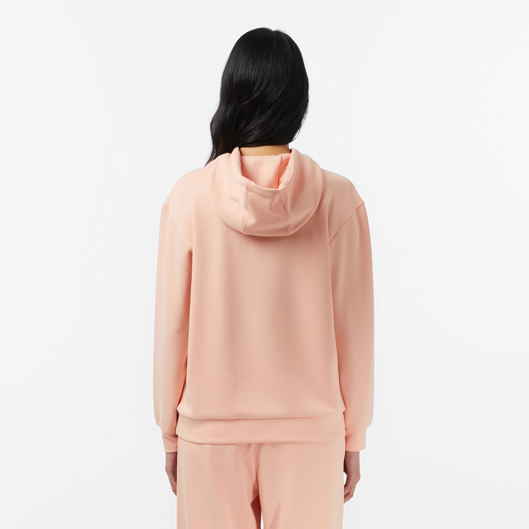 Kadın Regular Fit Kapüşonlu Pembe Sweatshirt