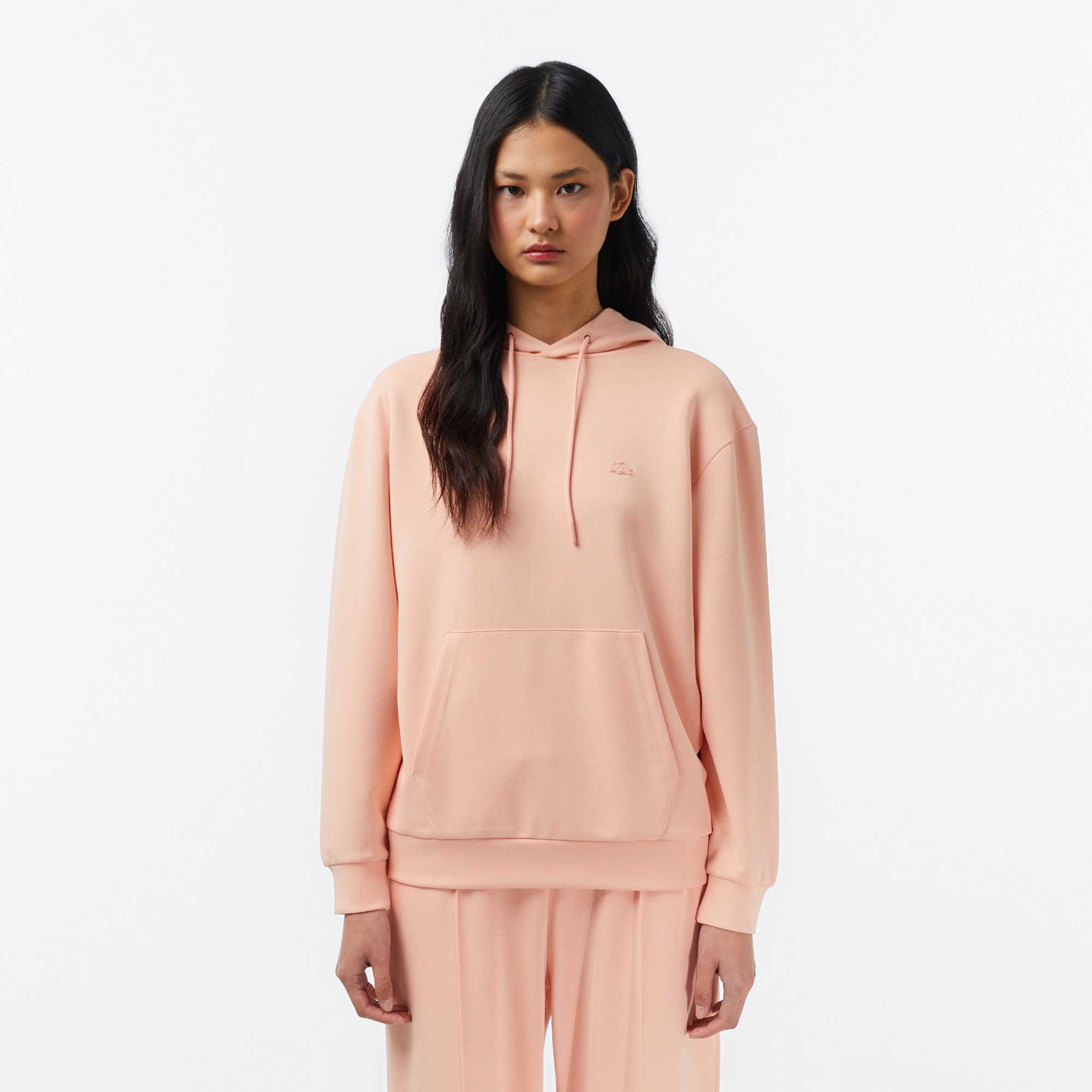 Kadın Regular Fit Kapüşonlu Pembe Sweatshirt