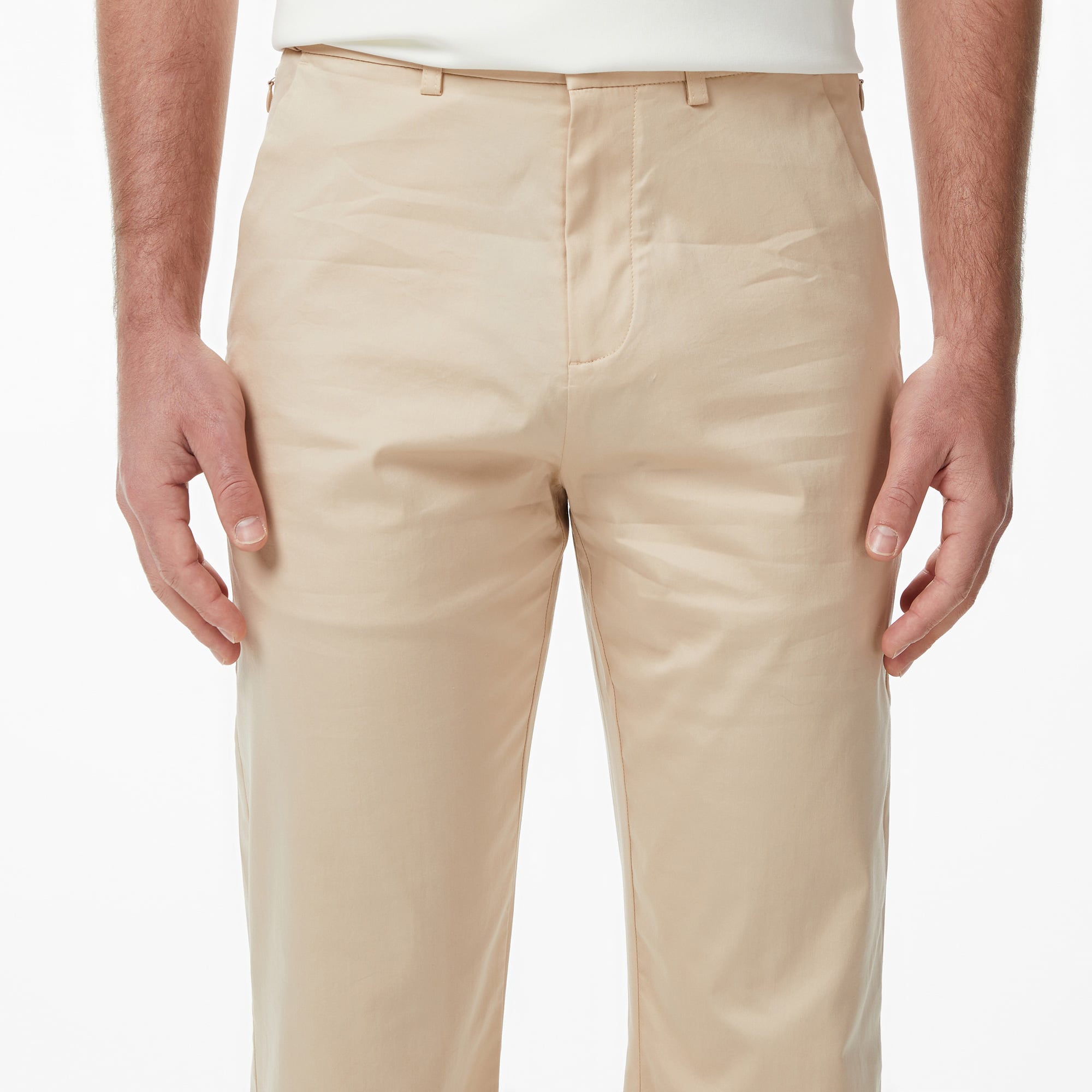 Lacoste Erkek Regular Fit Bej Chino Pantolon görsel 6
