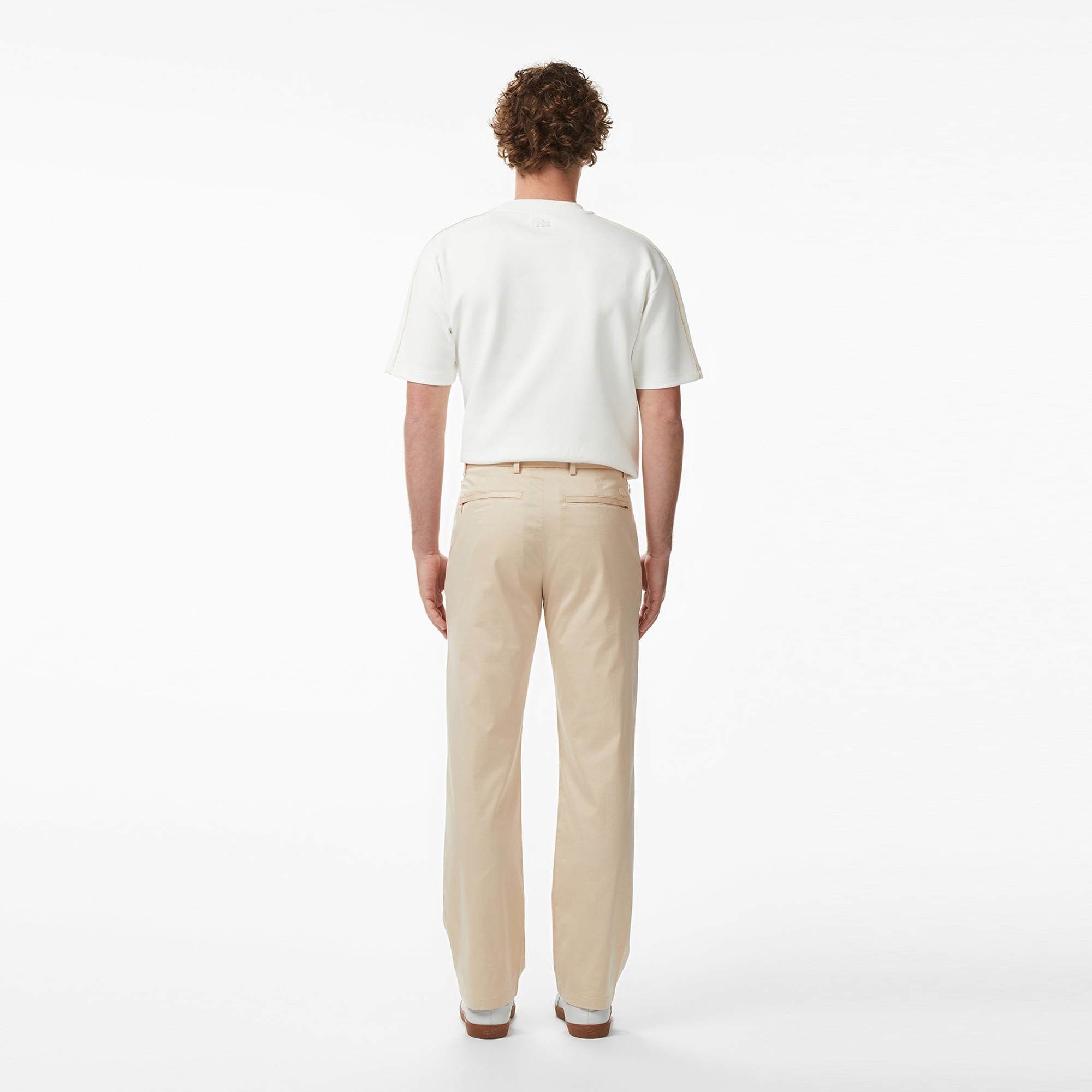 Lacoste Erkek Regular Fit Bej Chino Pantolon görsel 5